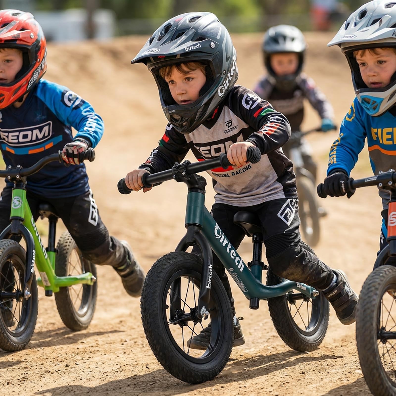 Hello-5ive 12 Zoll Laufrad für 3, 4, 5, 6 Jahre alte Jungen und Mädchen, leichtes Nylonrahmen, Kleinkind-Trainingsrad, ohne Pedalräder für Kinder mit verstellbarem Sitz und Luftreifen