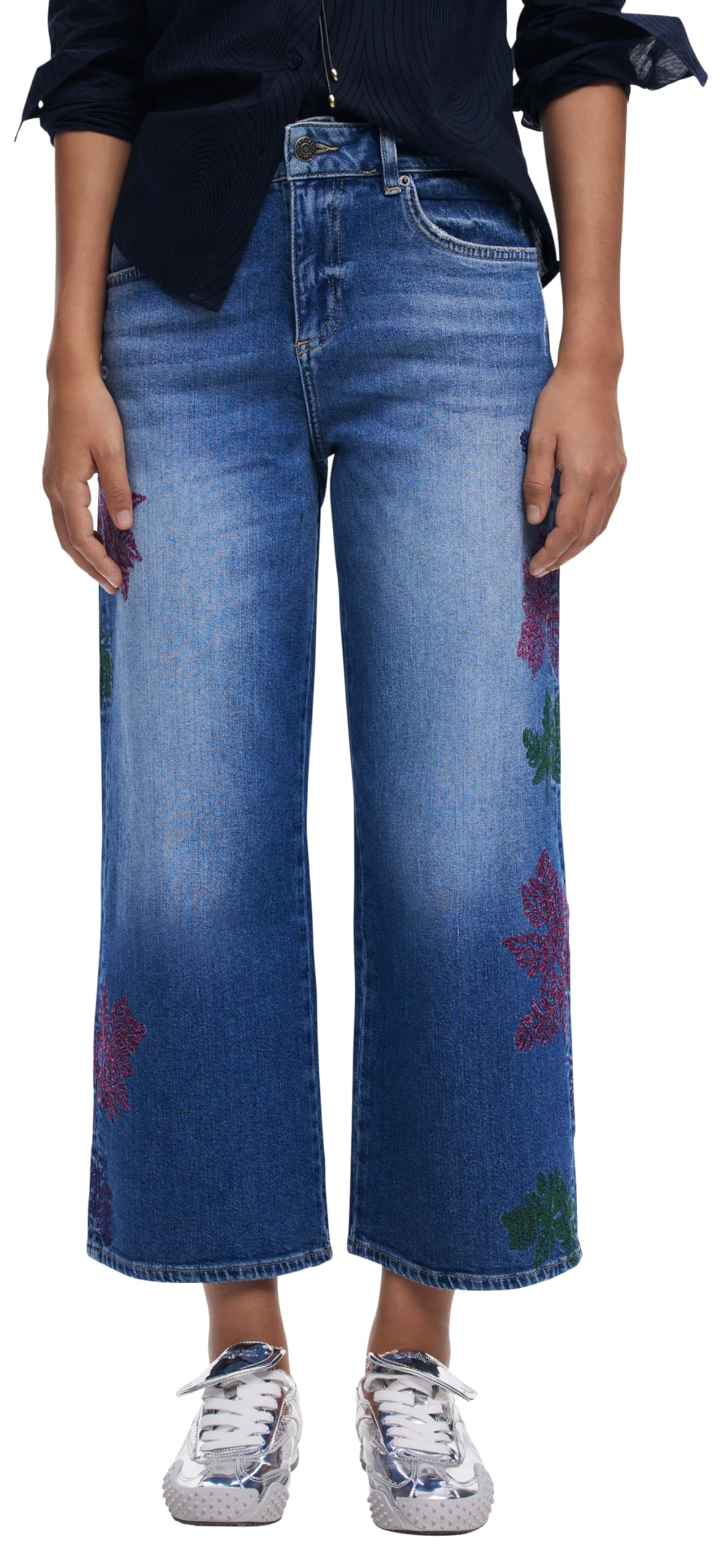 DESIGUAL JEANS DENIM DONNA AZZURRO