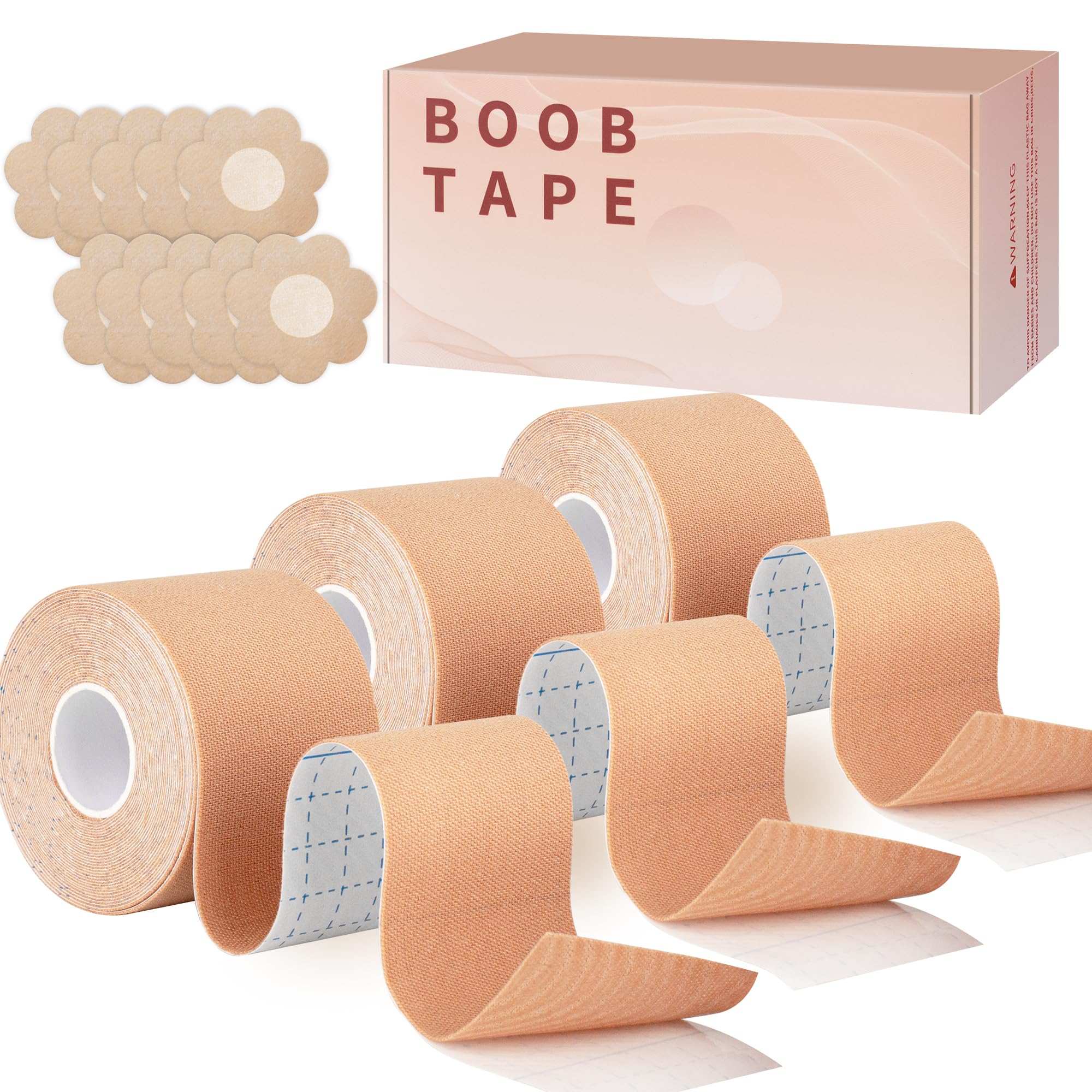 3 Pcs Boob Tape with 10 Pcs Pastie