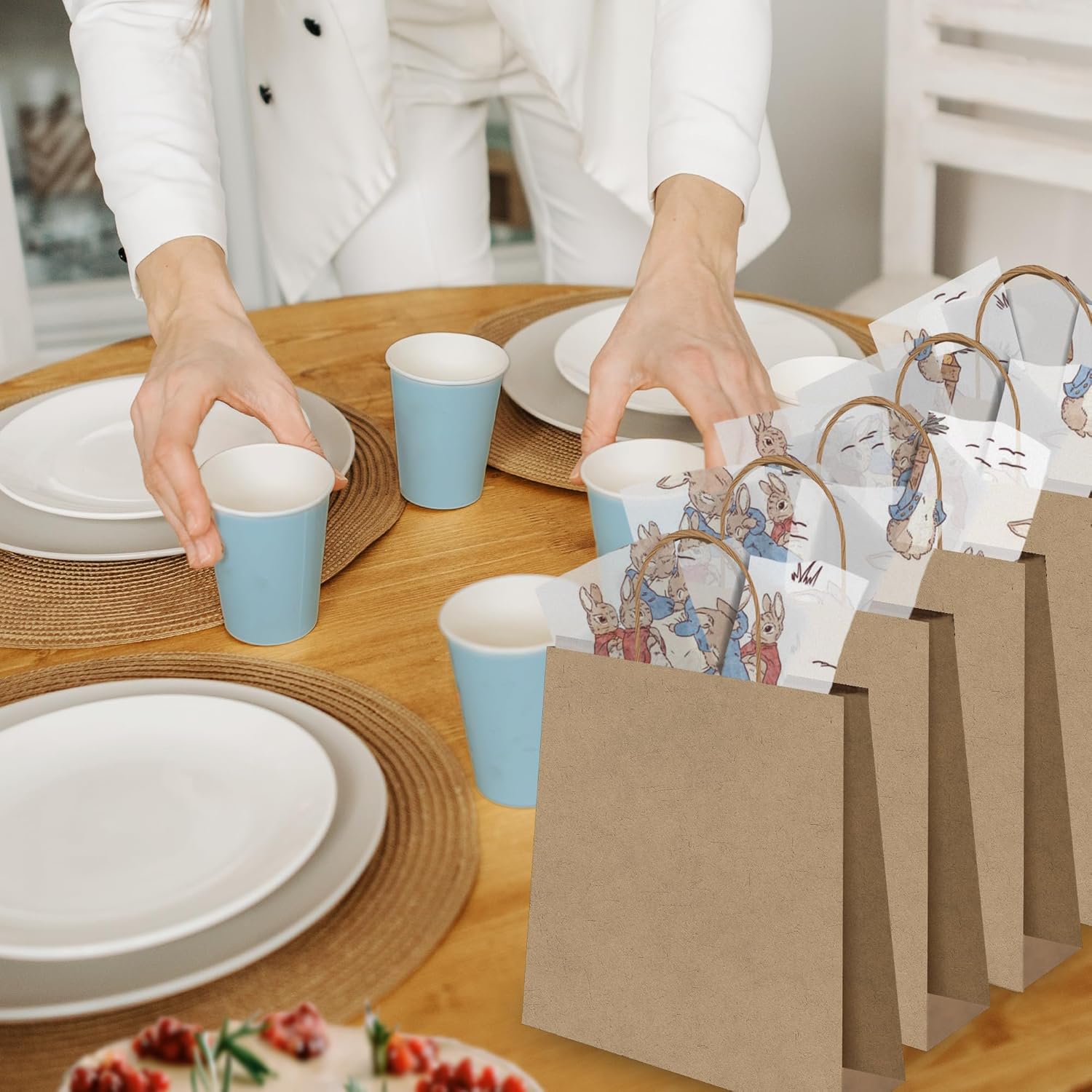 Pro Supply Global Peter Rabbit Printed Tissue Paper for Gift Bags or Boxes and Wrapping - Baby Shower Bulk Decorative Art Tissue Paper for Packaging and Gifting | 24 Sheets 20" x 30" - Image 7