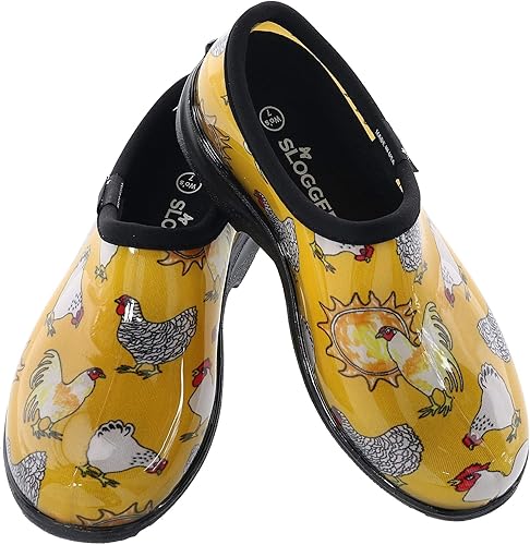 Vista 3 de Sloggers Original Waterproof Rain and Garden Shoe for Women Outdoor Slip-On Garden Clog - Made in The USA with Premium Comfort Insole and Arch