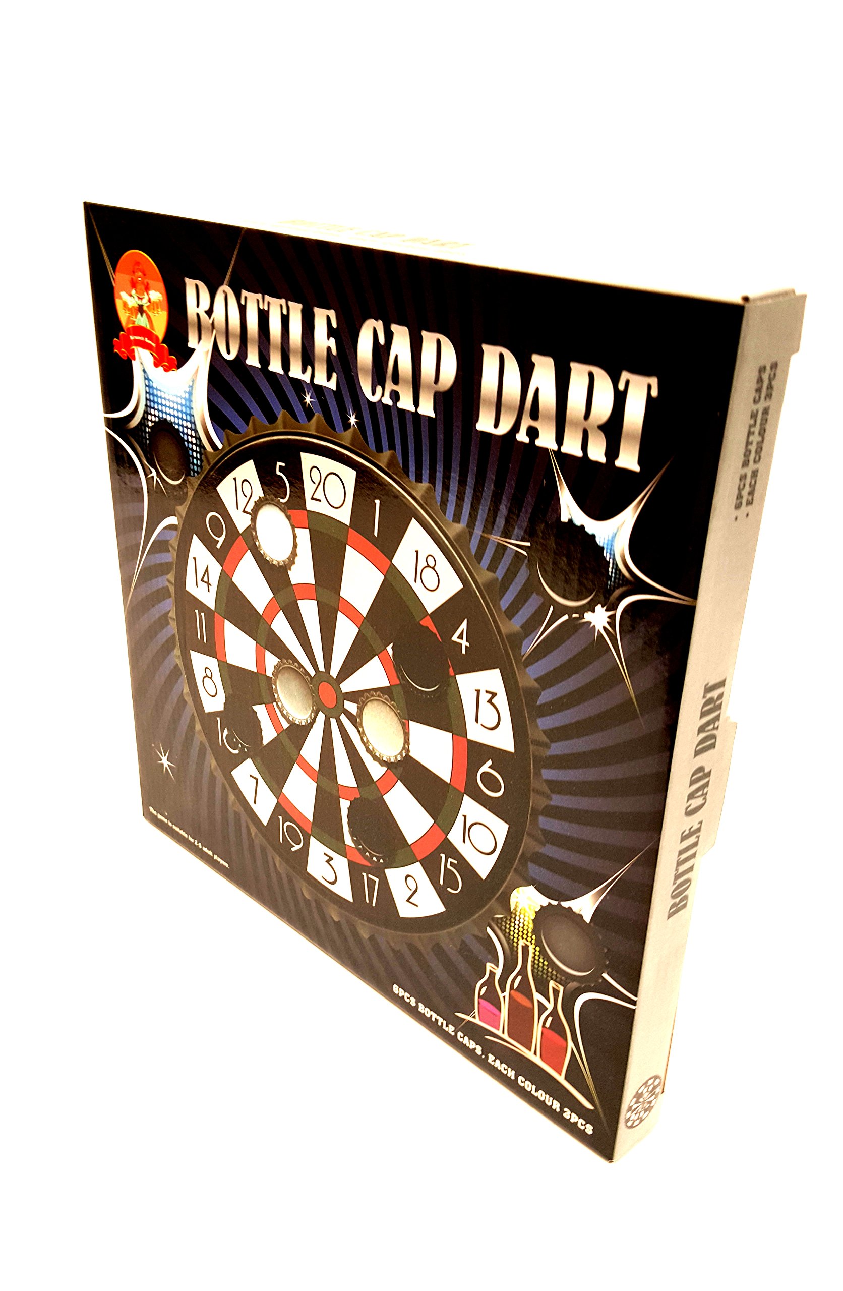 Barwench Games' Bottle Cap Darts Party Game, Bottle Cap Dart