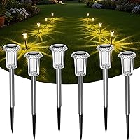 Luci Solari da Giardino a LED–Lampade Solari da Esterno (Set da 6)