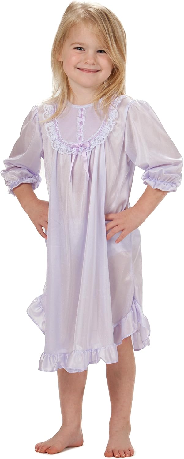 Laura Dare Baby Girls Long Sleeve Traditional Nightgown, (9m-24m)