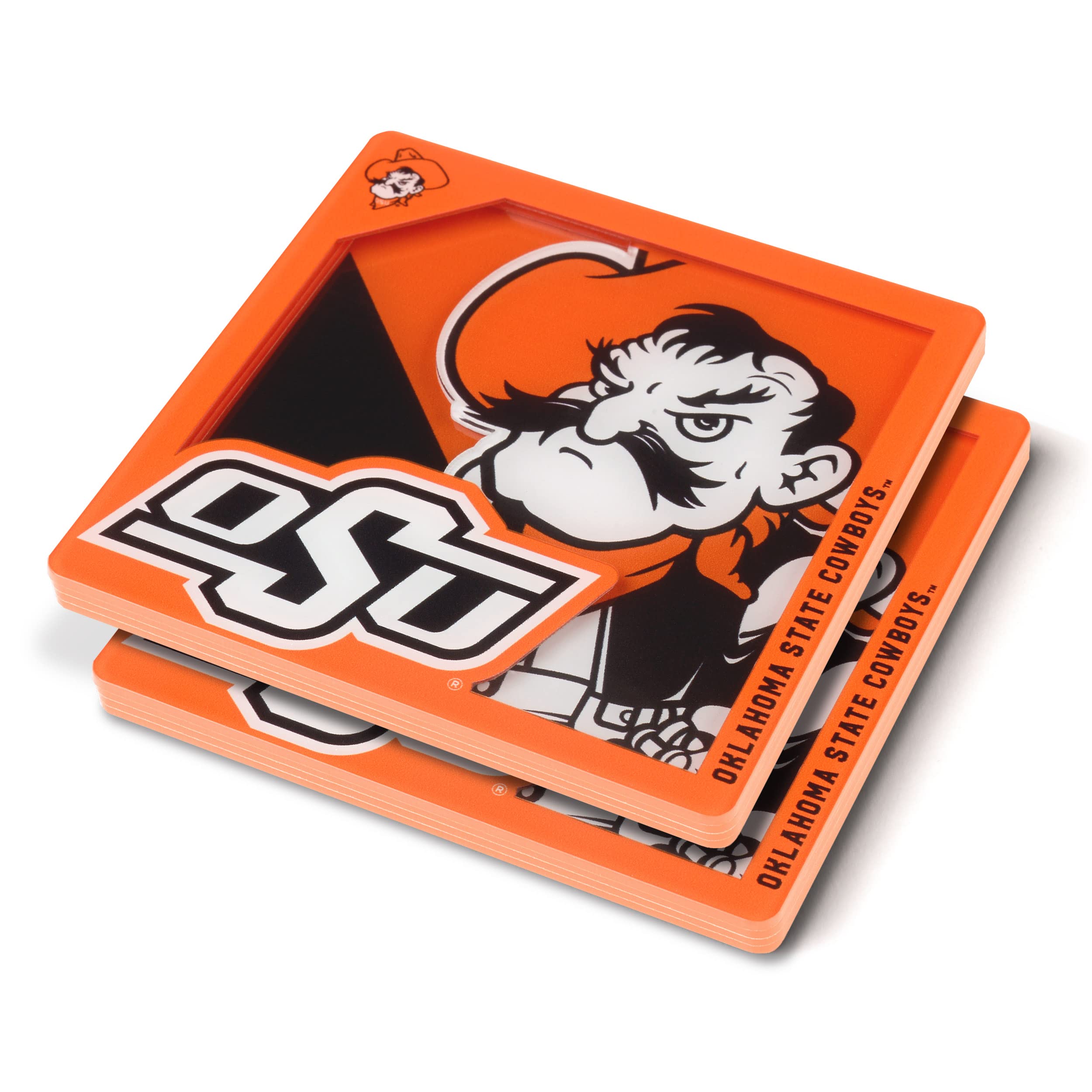 YouTheFan NCAA NCAA 3D Logo Series Coasters