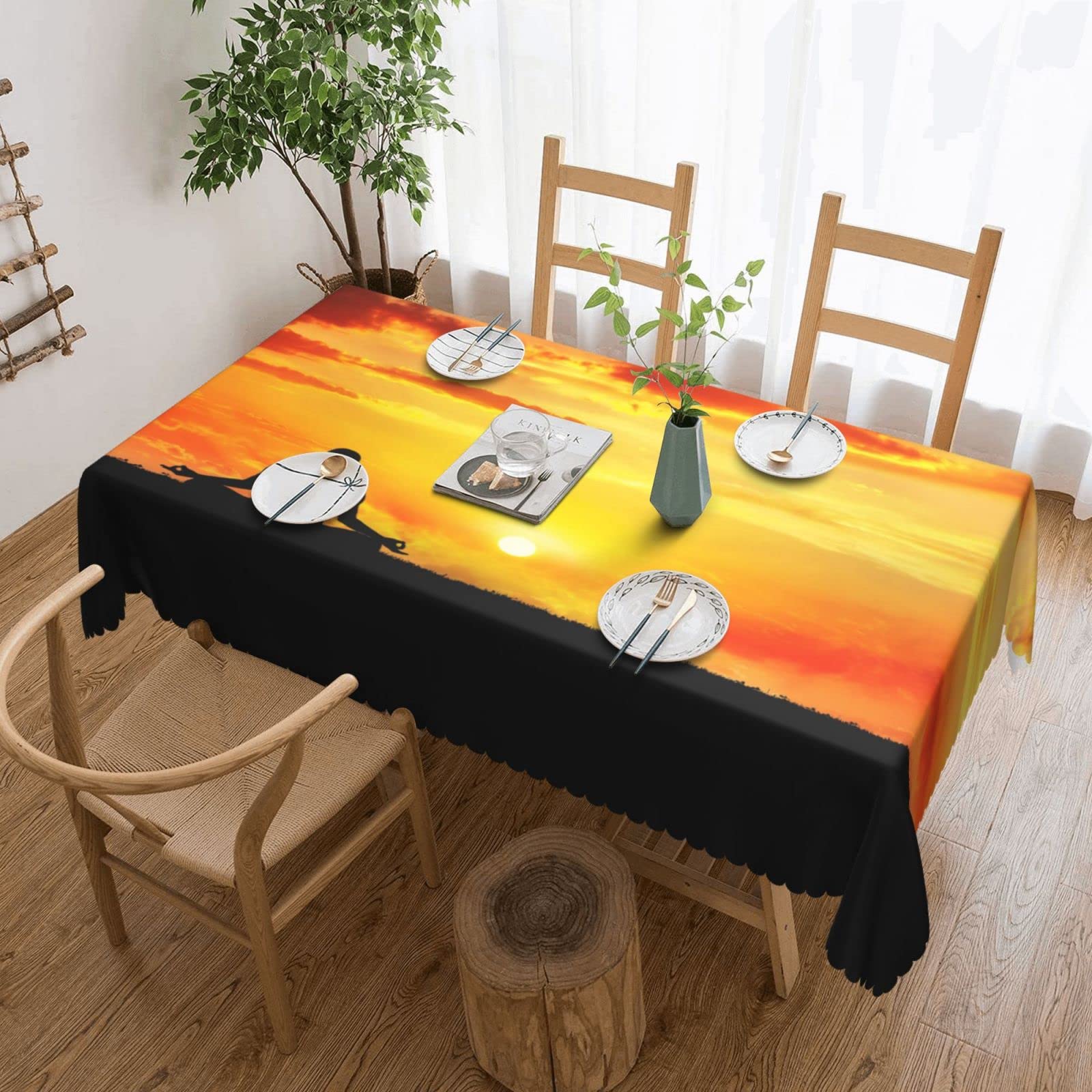 Nappe de yoga et de méditation lavable PSVOD pour banquet