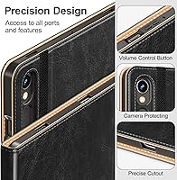 Vista 3 de DTTO Funda para Samsung Galaxy Tab S9 FE 5G de 10.9 pulgadas/Galaxy Tab S9 de 11 pulgadas lanzada en 2023, funda de cuero de alta calidad