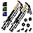 TREKOLOGY Trek-Z Collapsible Hiking & Trekking Poles - Balance Support for Seniors, Women, and Men, 2pc Per Set