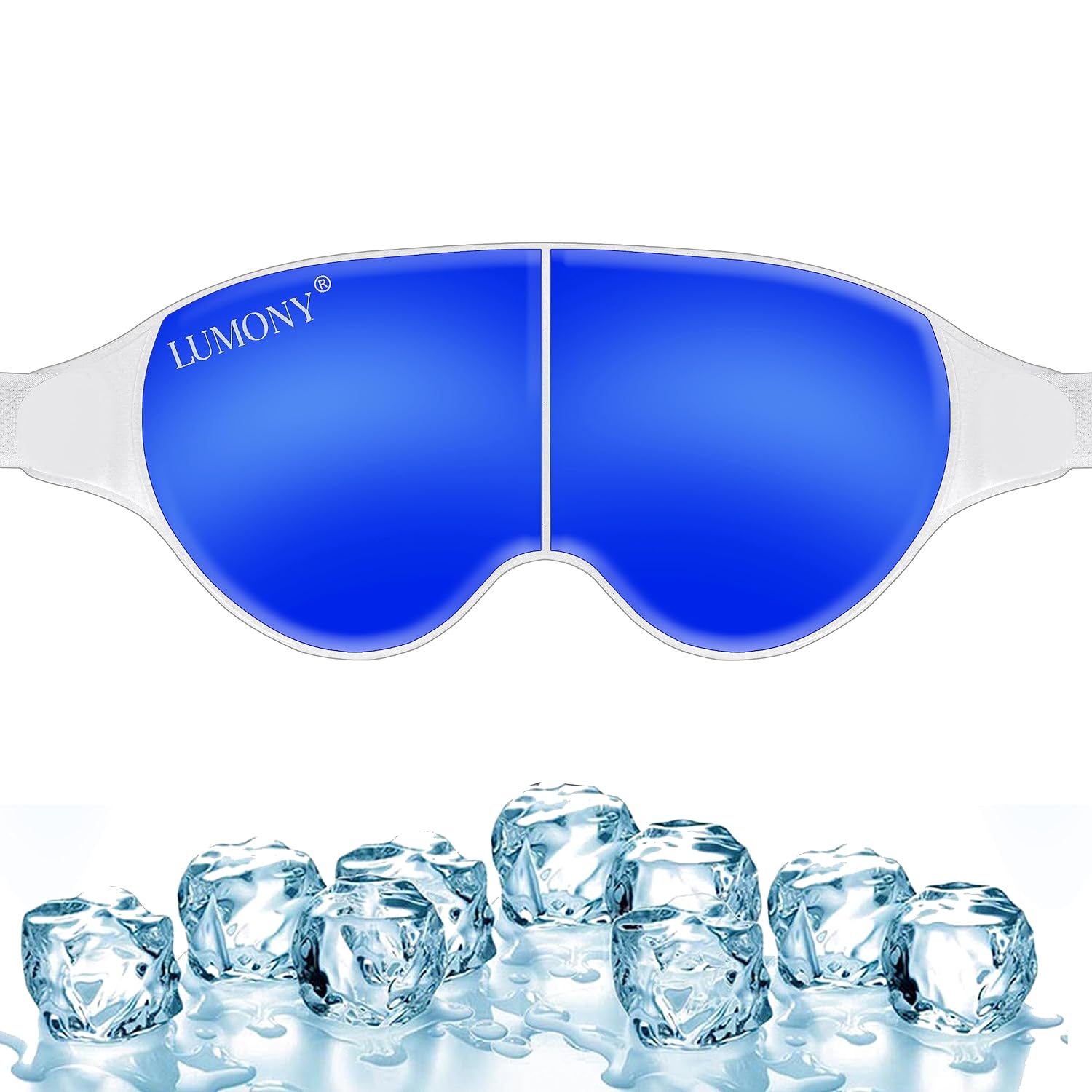 LUMONY® Dr Marc's Cooling Gel Relaxing Eye Mask for Dark Circles, Dry