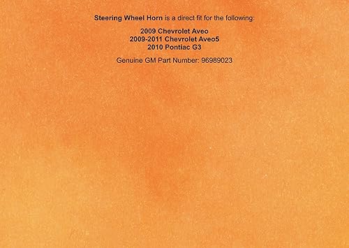Miniatura 5 de OEM Genuine General Horn 09-11 Chevy Aveo5 Aveo Pontiac G3 96989023