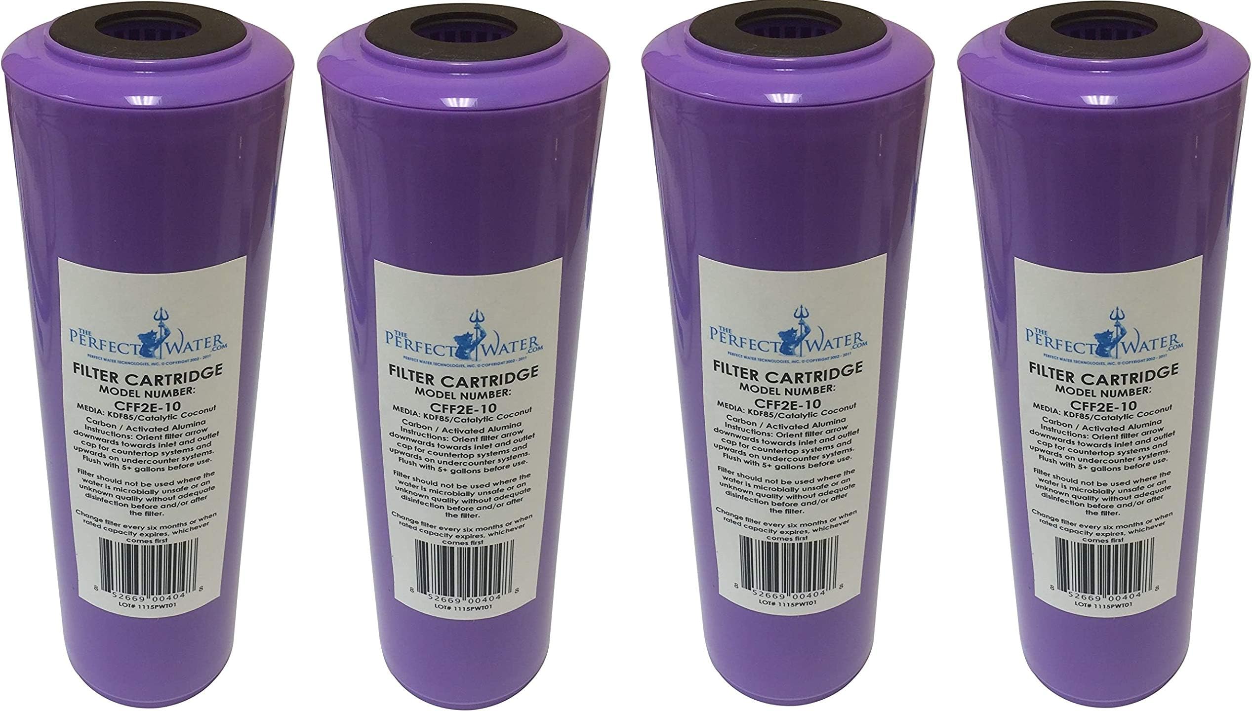 Home Master CFF2E-10 Jr F2 Elite Water Replacement Filter, Purple (Pack of 4)