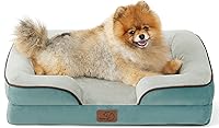 Vista 148 de Bedsure - Cama ortopédica XXL para perros, sofá cama lavable para perros gigantes, espuma de soporte con funda extraíble y lavable, forro Marrón