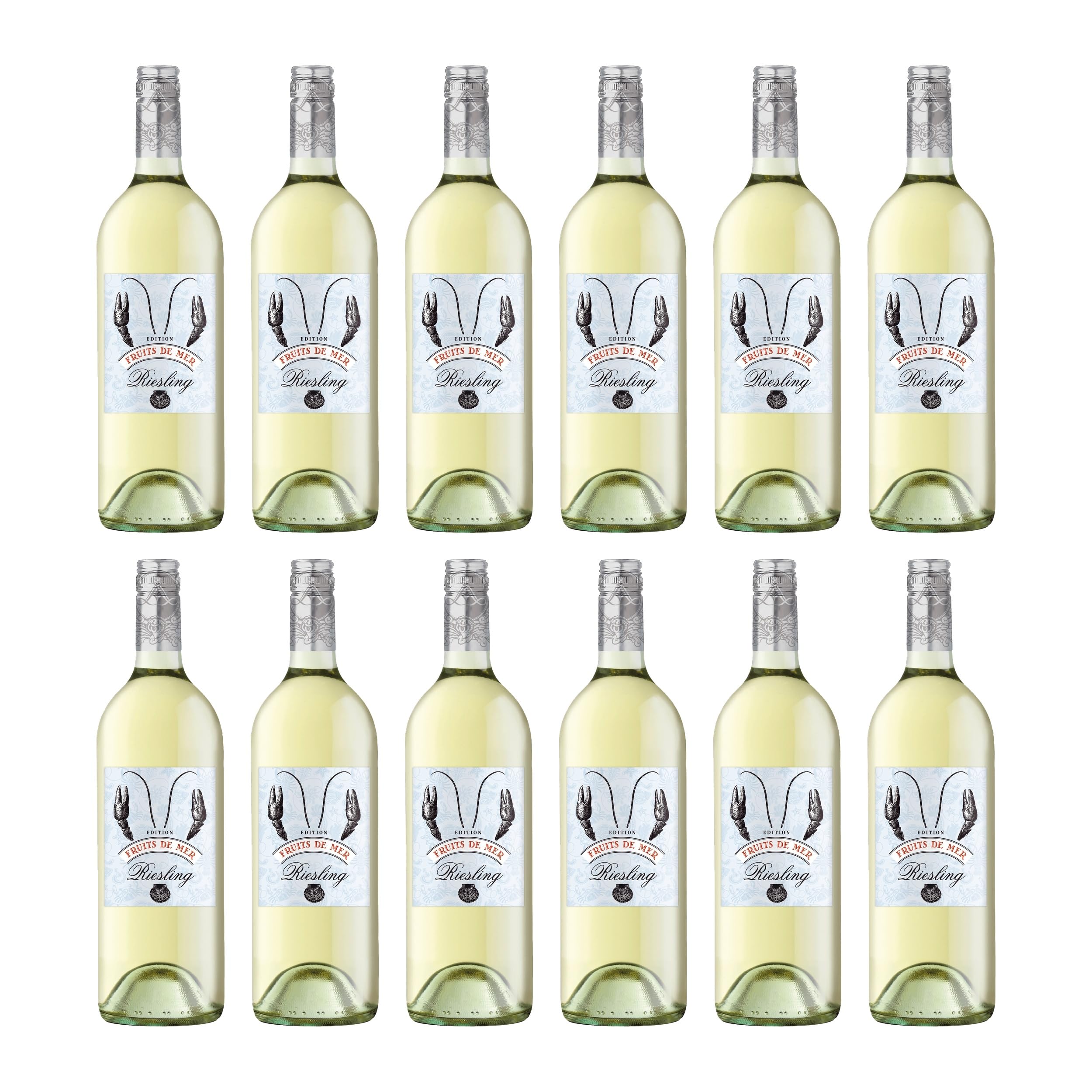 Lergenmüller Fruit de Mer Riesling Weisswein Weiss trocken Deutschland inkl. FeinWert E-Book (12 x 1 l)