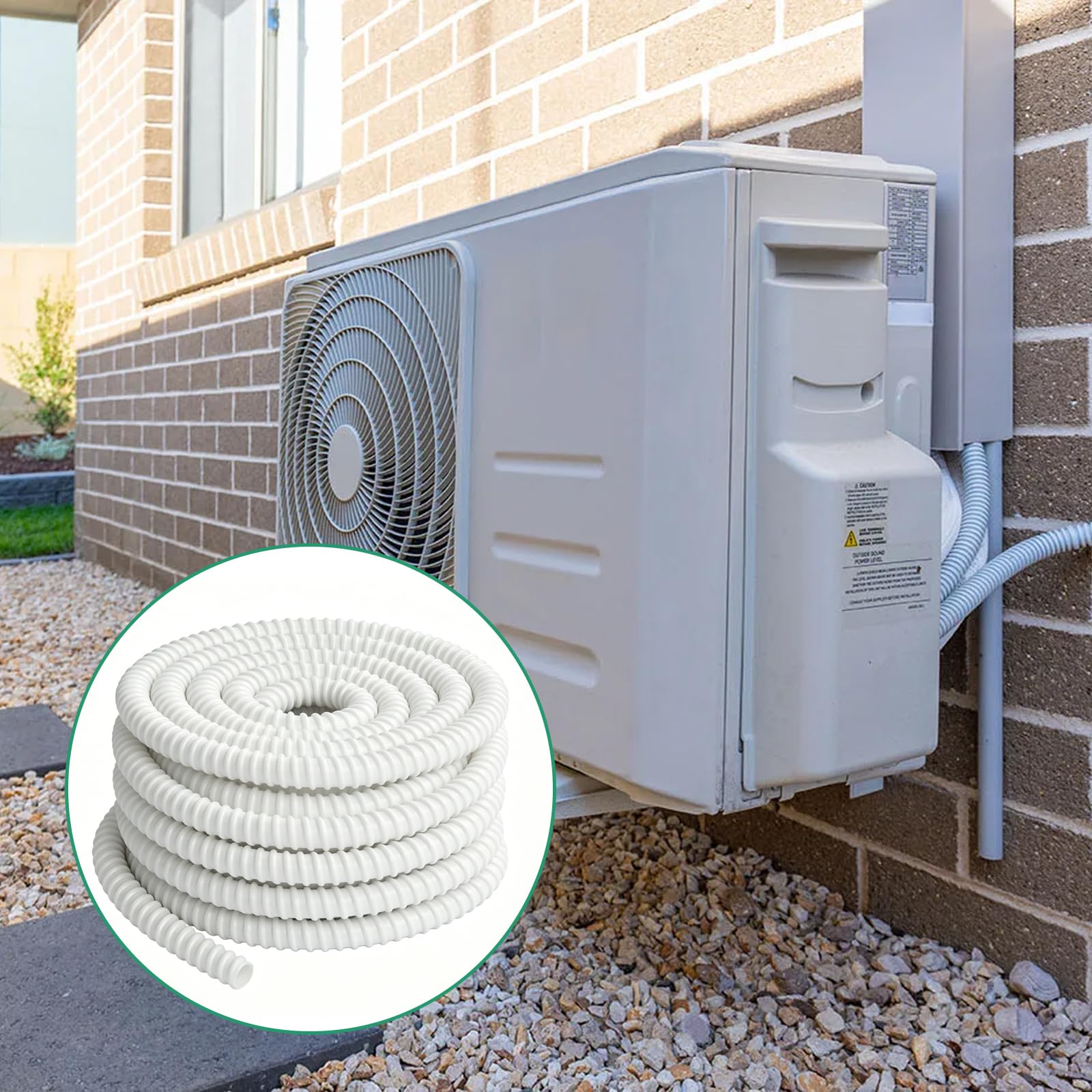 CPROSP Tubo Scarico Condensa Condizionatore Ø16mm (30m) in PVC | Specifiche: Tubo Scarico Condensa Condizionatore Ø16mm (30m) in PVC