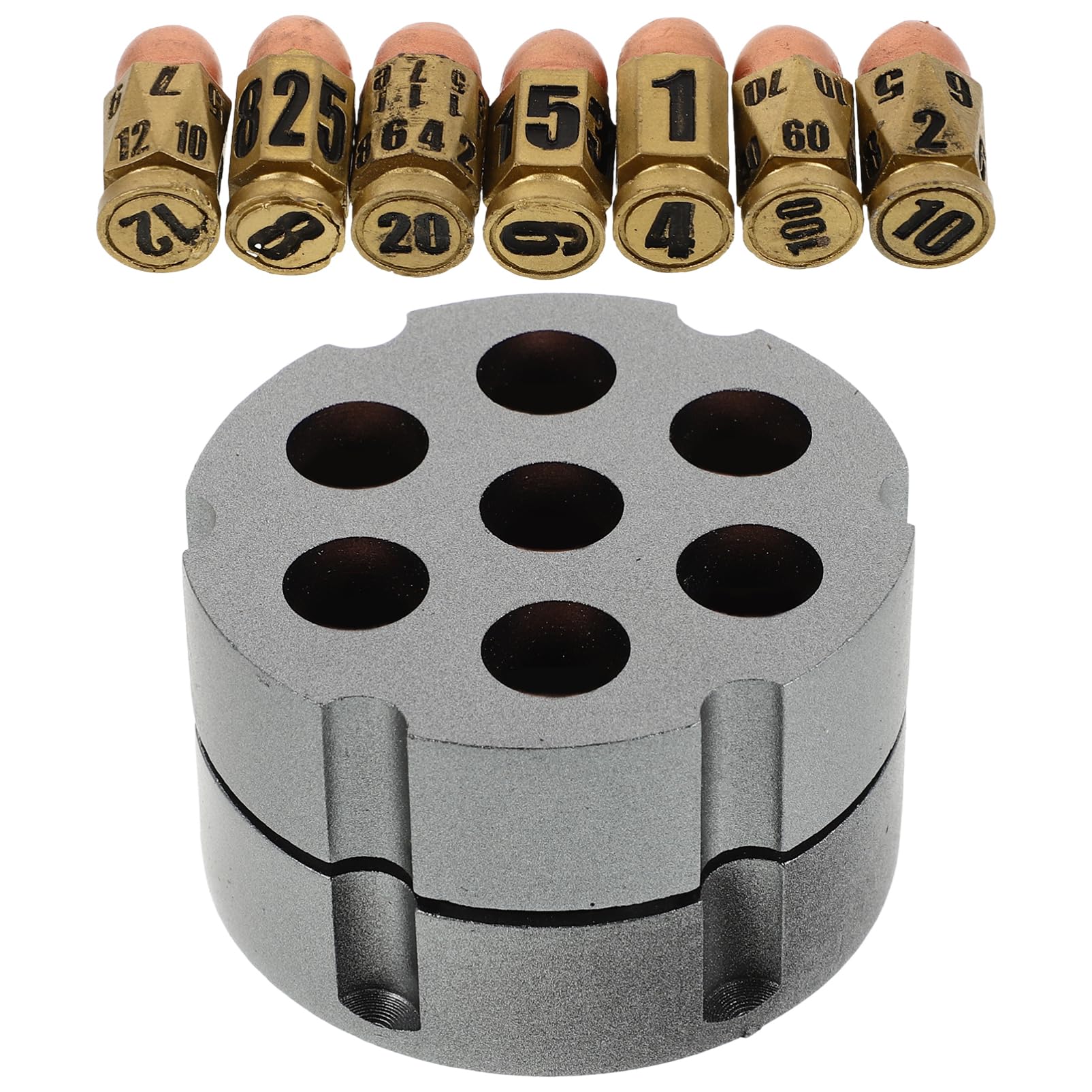 ERINGOGO Set di Dadi da Gioco in Resina con Base, Leggeri e Resistenti, Superficie Liscia, per Giochi da Tavolo, Feste e Bar