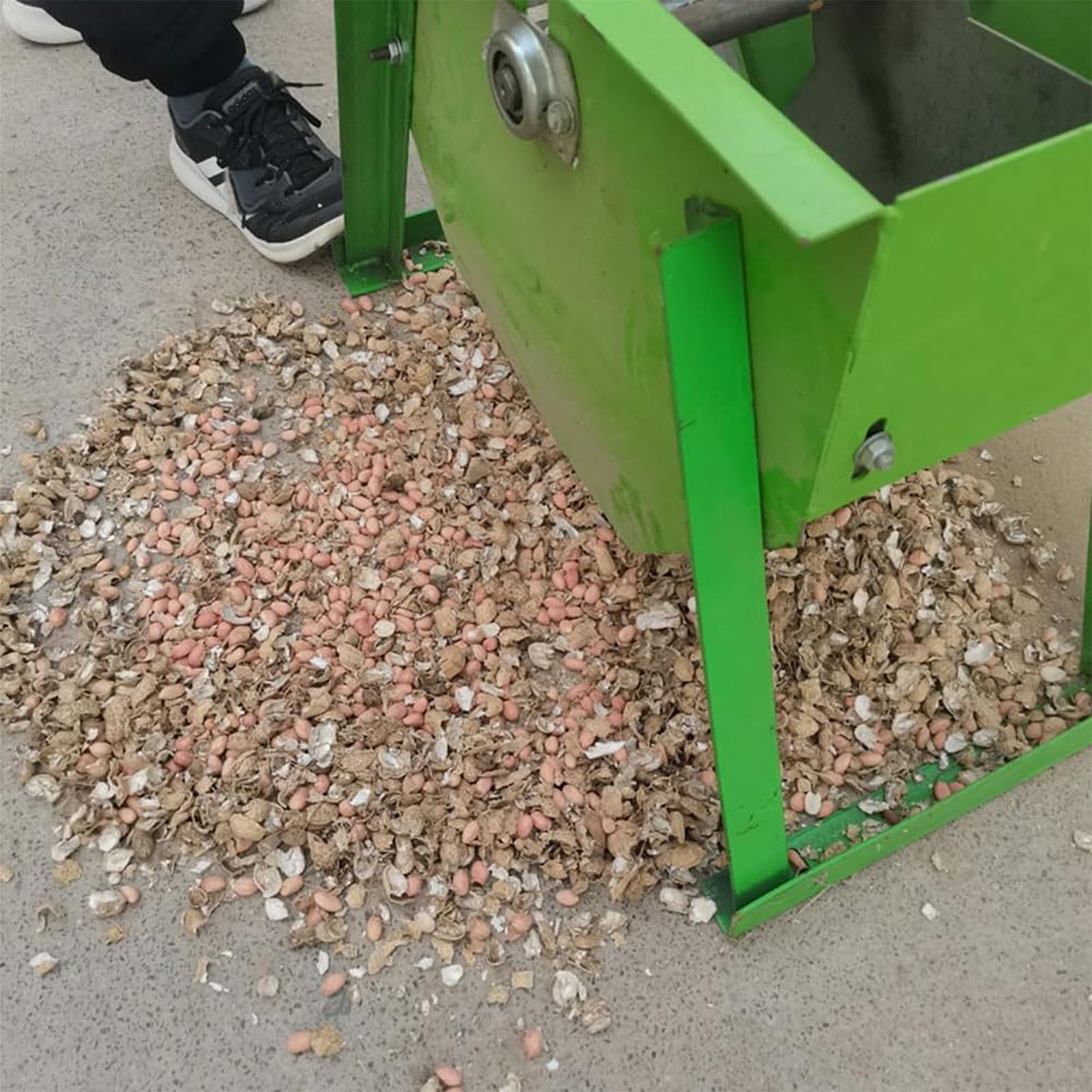 Erdnuss-Schälmaschine, manuelle Erdnussschale, handgekröpfter Erdnuss-Prozessor, 15–25 kg/h für Restaurants