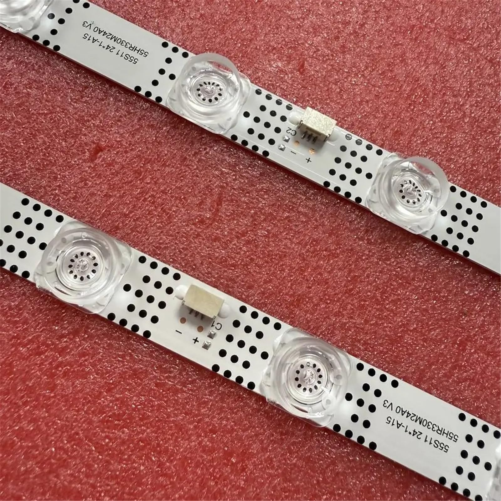 Lot de 2 bandes rétroéclairage 24 LED pour téléviseurs TCL 55P635, 55S11, 55P638 et 55P638X1