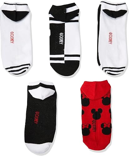 Miniatura 6 de Disney Paquete de 5 calcetines invisibles de Mickey Mouse para mujer
