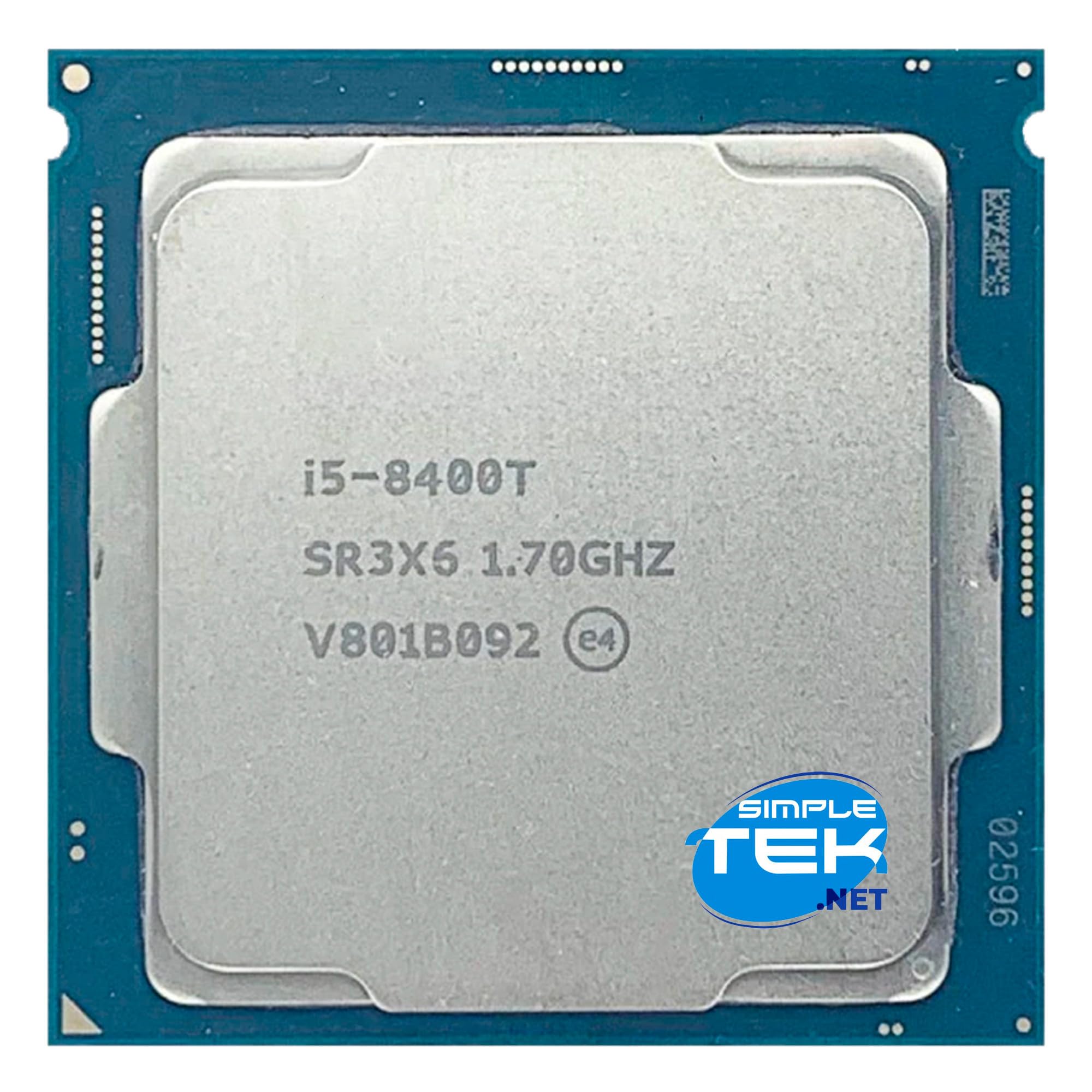 SIMPLETEK 6-rdzeniowy 6-wątkowy procesor stacjonarny 1,7 GHz ze wzmocnieniem do 3,3 GHz Socket LGA1151 V2 TDP 35 W (odnowiony)