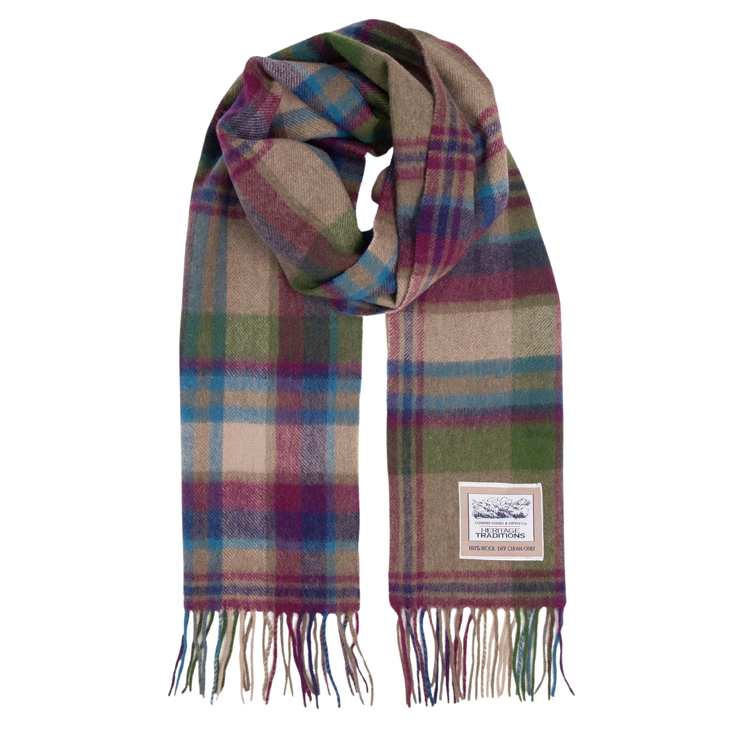Heritage Traditions100% Pure Wool Tartan Scarves Shawls and Wraps