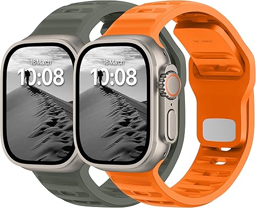 DONEGANI UC2 - Correa deportiva compatible con Apple Watch Ultra Se de 1.929 in, 1.772 in, 1.732 in, 1.654 in, 1.614 in, 1.575 in, 1.496 in, para