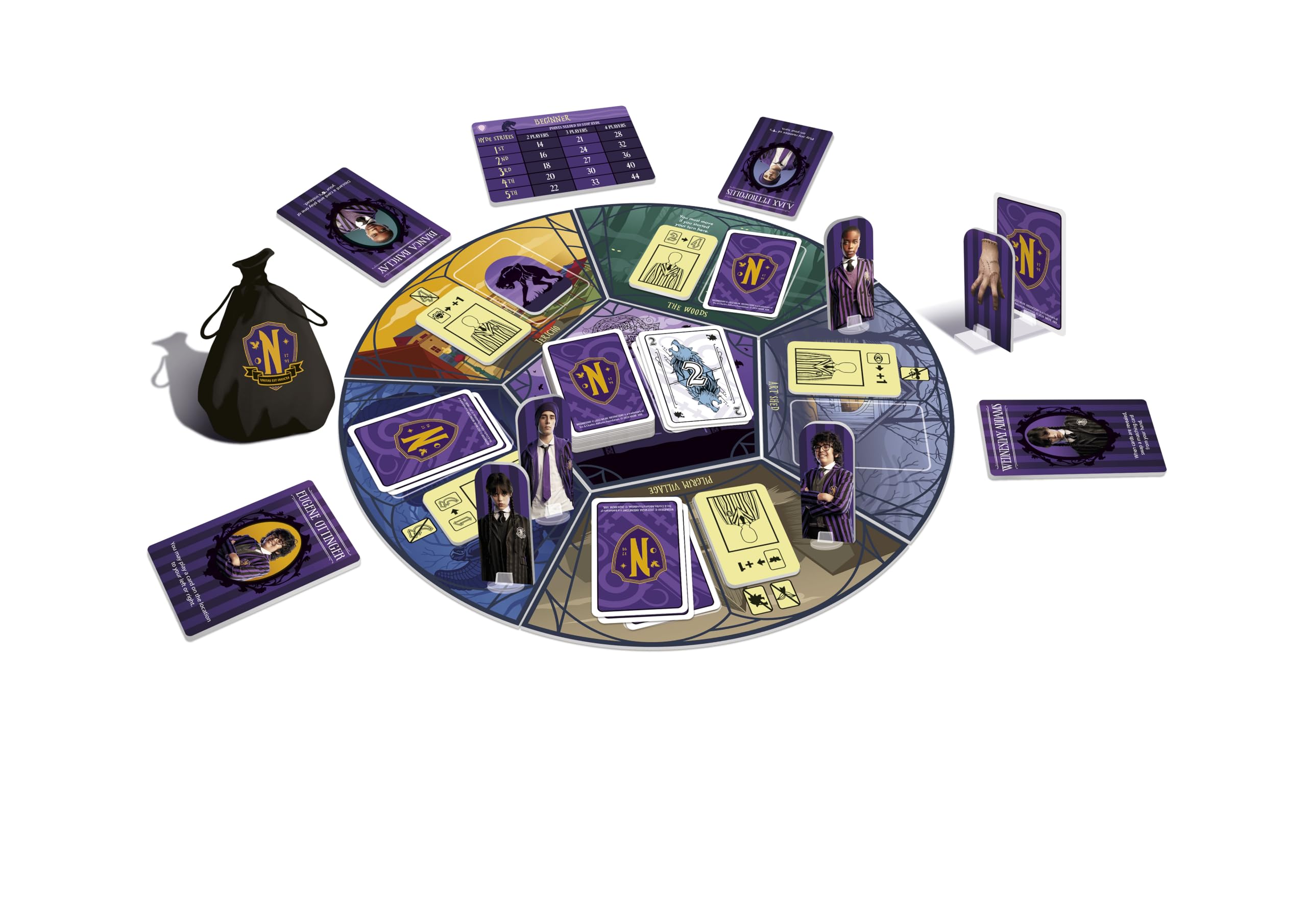 Mixlore Mercredi - The Hyde's Attack - Jeu de société coopératif à partir de 10 ans - 2 à 4 joueurs - Temps de jeu de 20 minutes