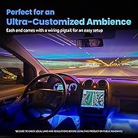 Vista 7 de Alpena - Kit de inicio MultiGloz, luces LED para exteriores e interiores, tiras de luces LED AlpenaLink RGB para automóviles, SUV, camiones y más