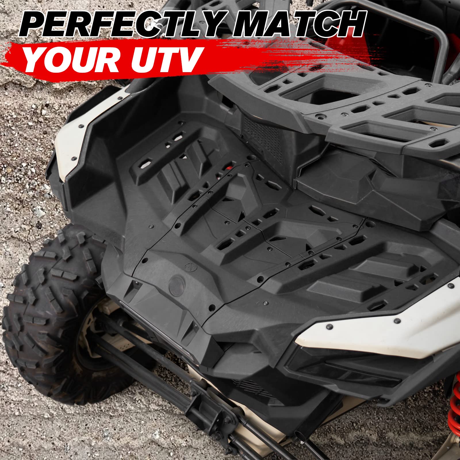 Maverick X3 Rear Rack A & UTV PRO Bed Frame Rear Luggage Rack Kit for Can Am Maverick X3 Max ...