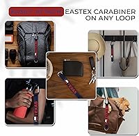 Vista 6 de EASTEX Llavero con cordón de bandera de Texas, cordón de identificación para llaves de identificación, insignias, llavero para mujeres y hombres