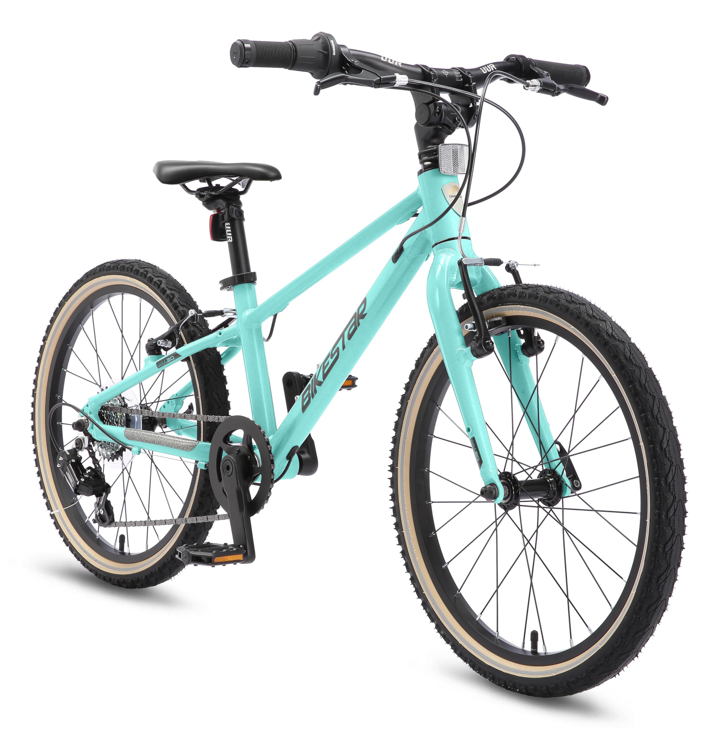 BIKESTAR Bicicleta Ligera de Aluminio para niños 8kg a Partir de 6 años | Bicyclette 20 pouces, 7 vitesses Shimano