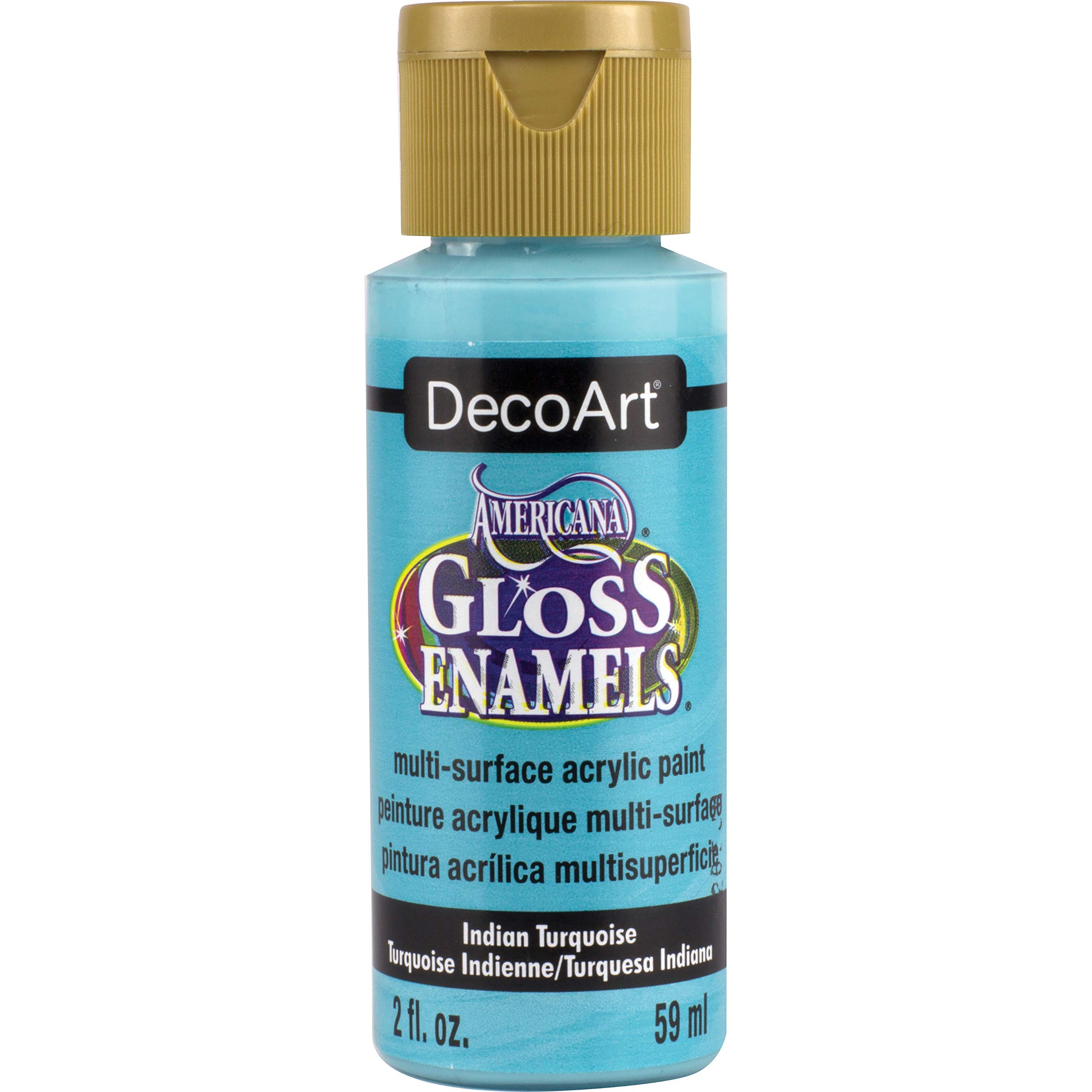 Americana Gloss Enamels 2 Ounces-Indian Turquoise