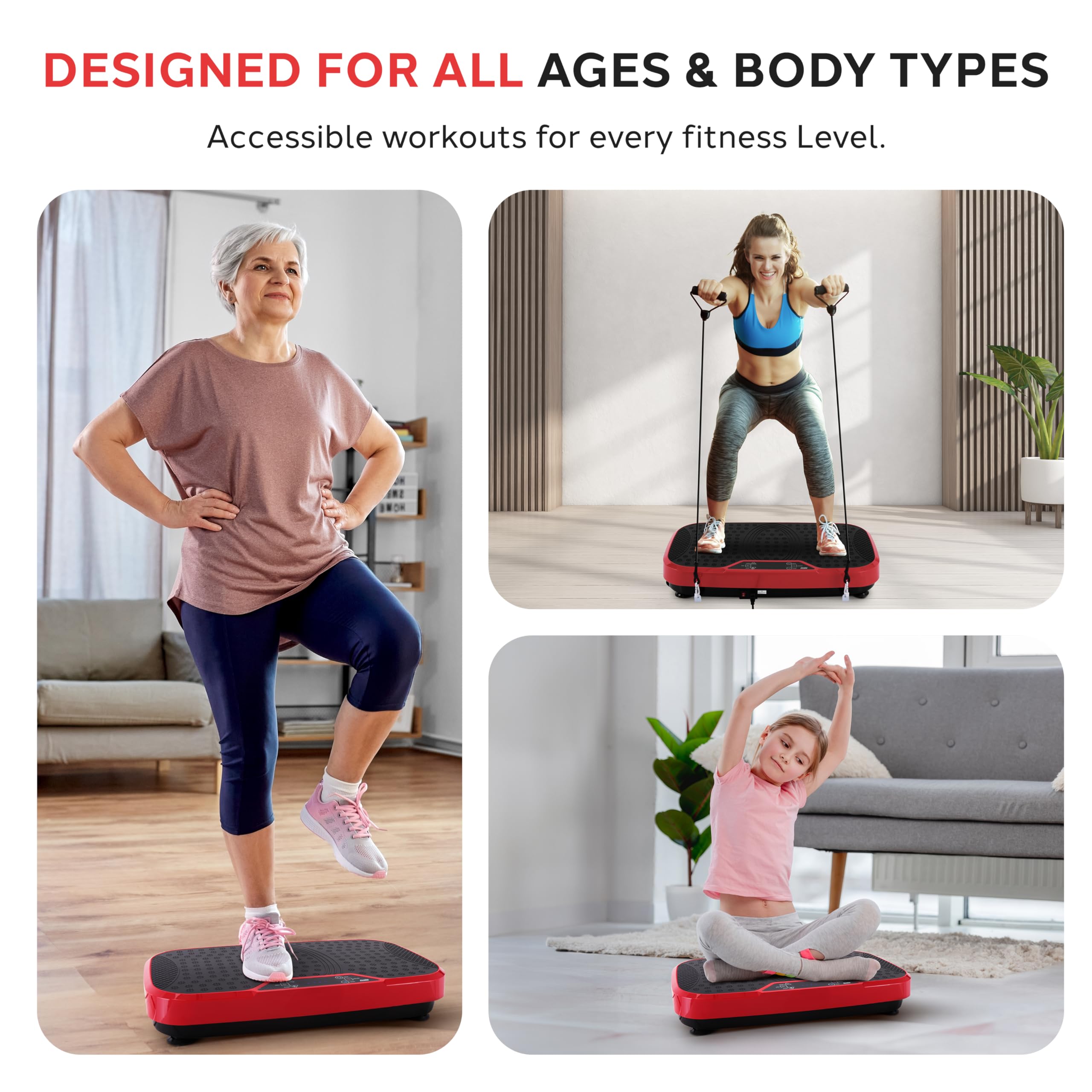 Snapklik.com : Hurtle Fitness Vibration Platform Machine - Home Gym ...