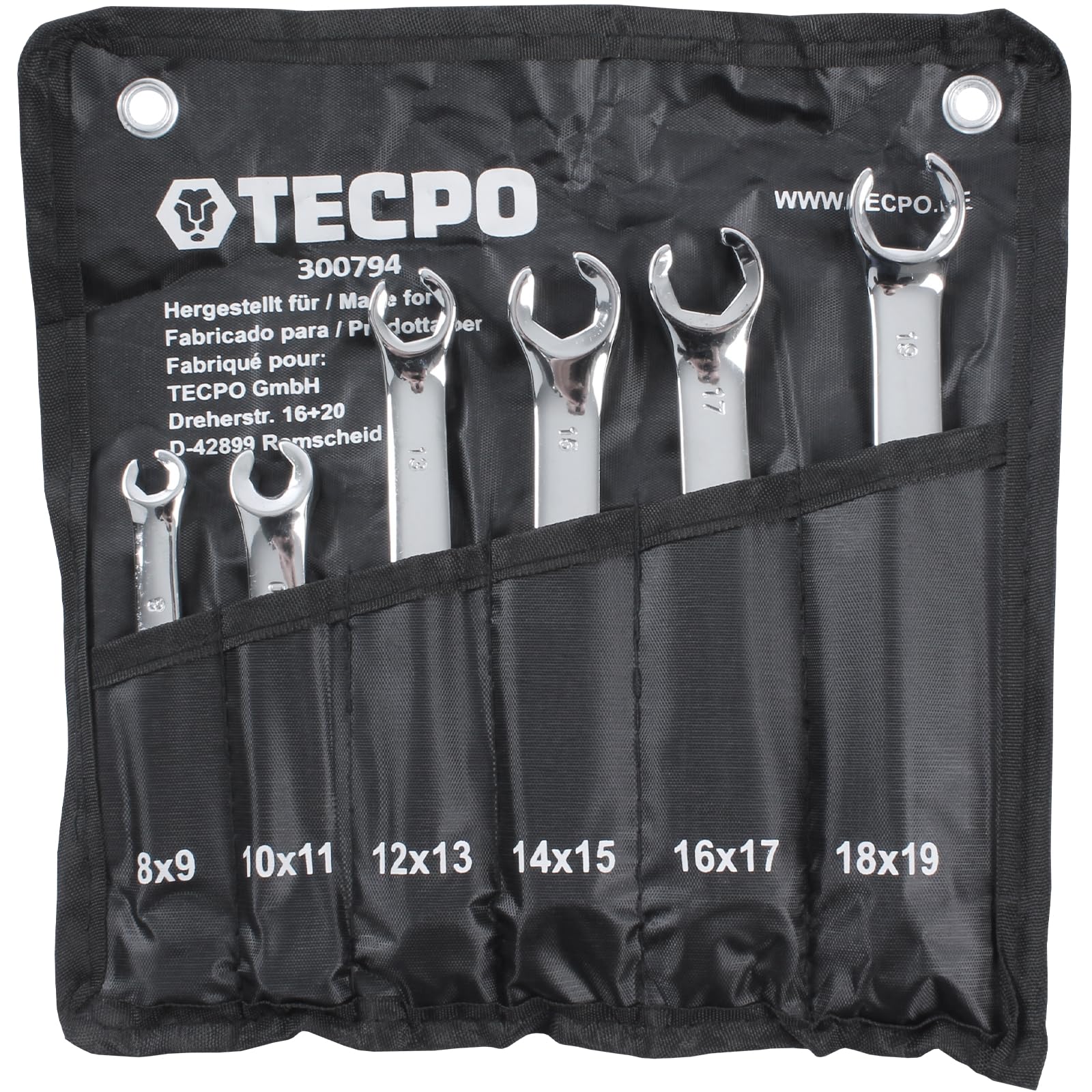 TECPO Dispositivo de purga de frenos, 5 litros, dispositivo de purga de frenos, adaptador para coche, 17 piezas + juego de llaves de doble anillo abiertas, llave de freno