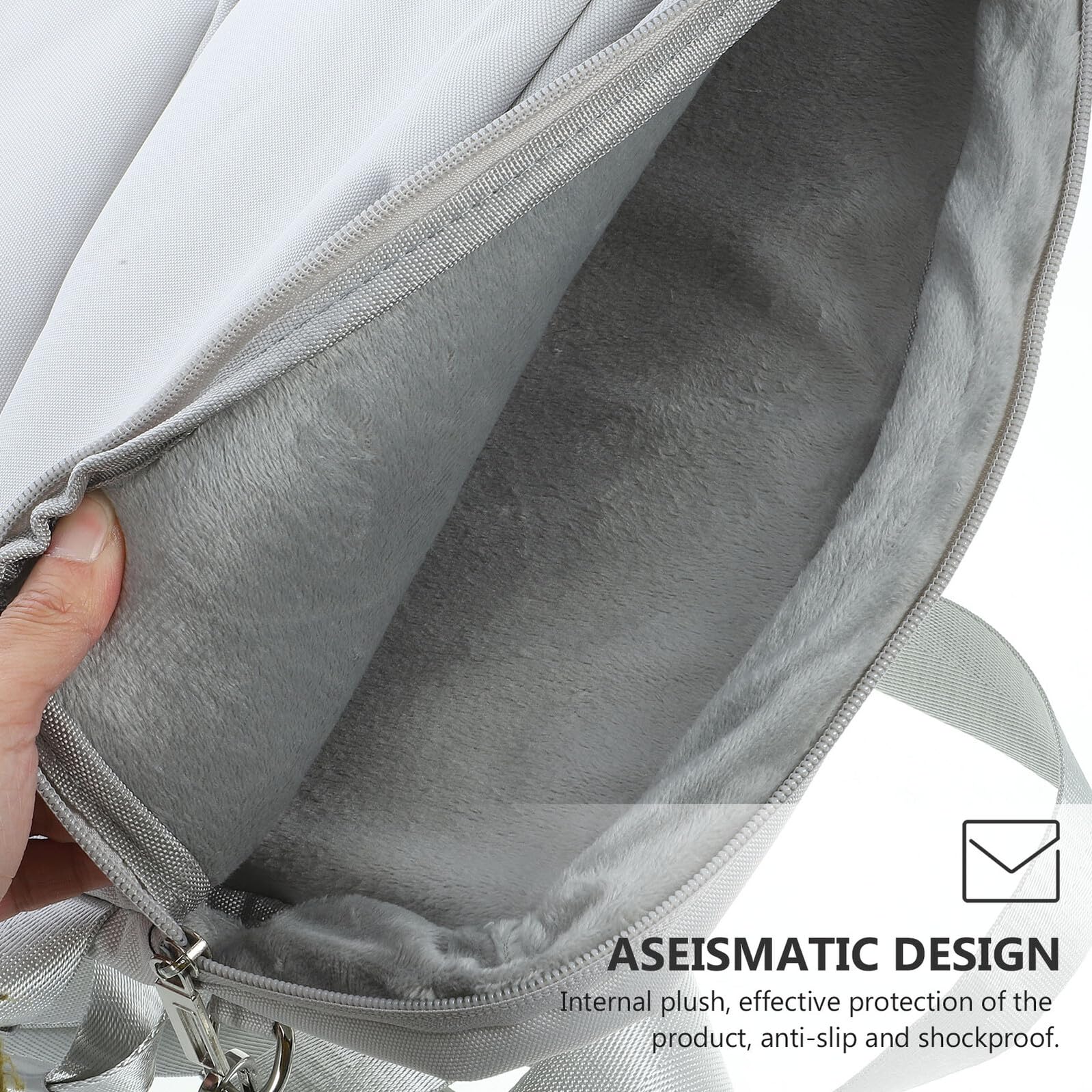 GALPADA 1pezzi Borsa per Laptop Custodia per Notebook Organizer Doppio Tasche Interne per Cellulari Mouse Dischi Rigidi Leggero e Portatile Adatto per Ufficio