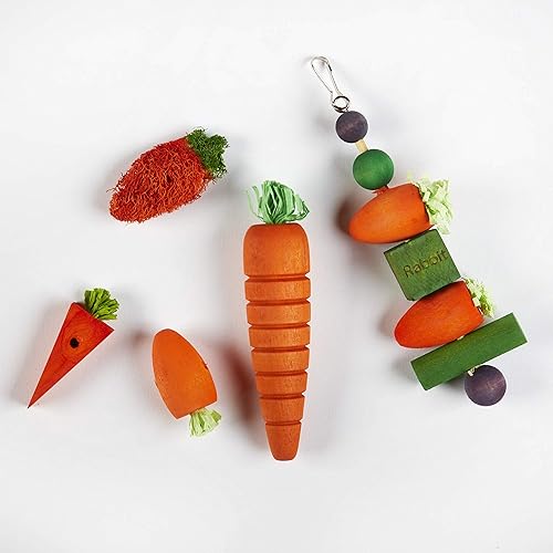 Kaytee Caja de juguetes para masticar y tratar conejo