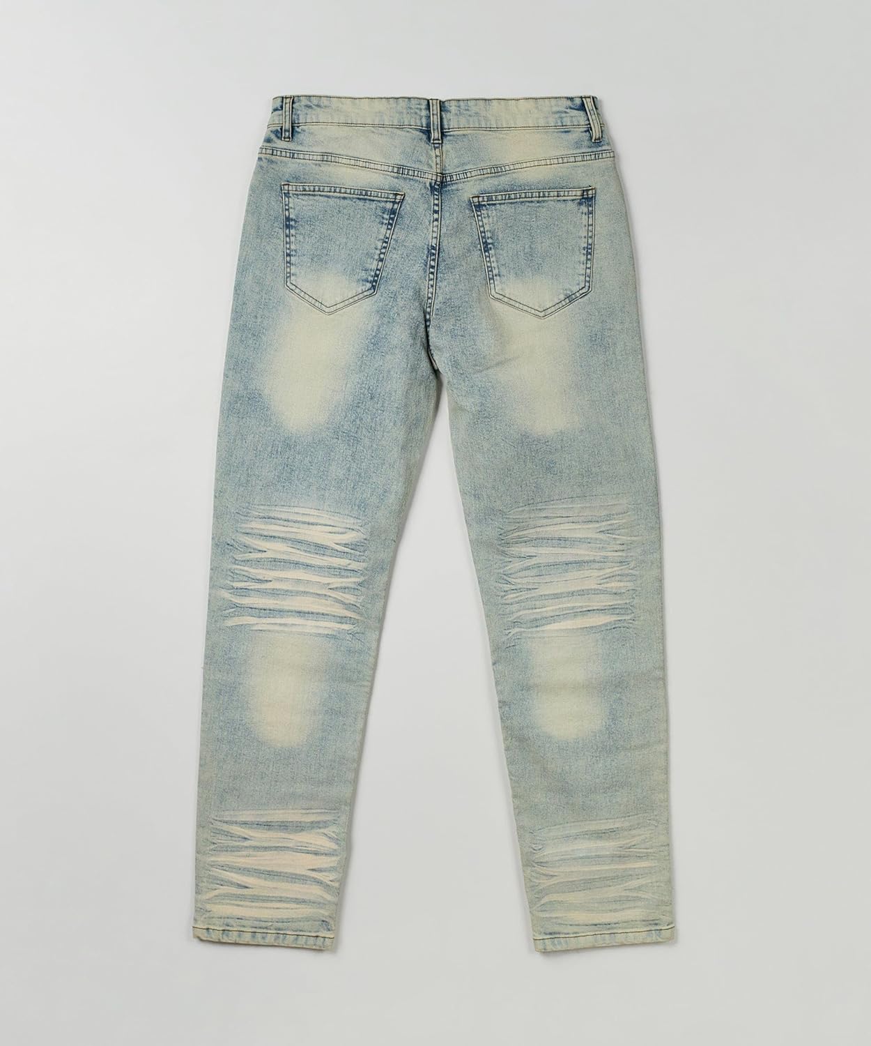 Reason Pants for Men, Men’s Dante Faux Leather Zip Pocket Pants, Lightweight Casualwea