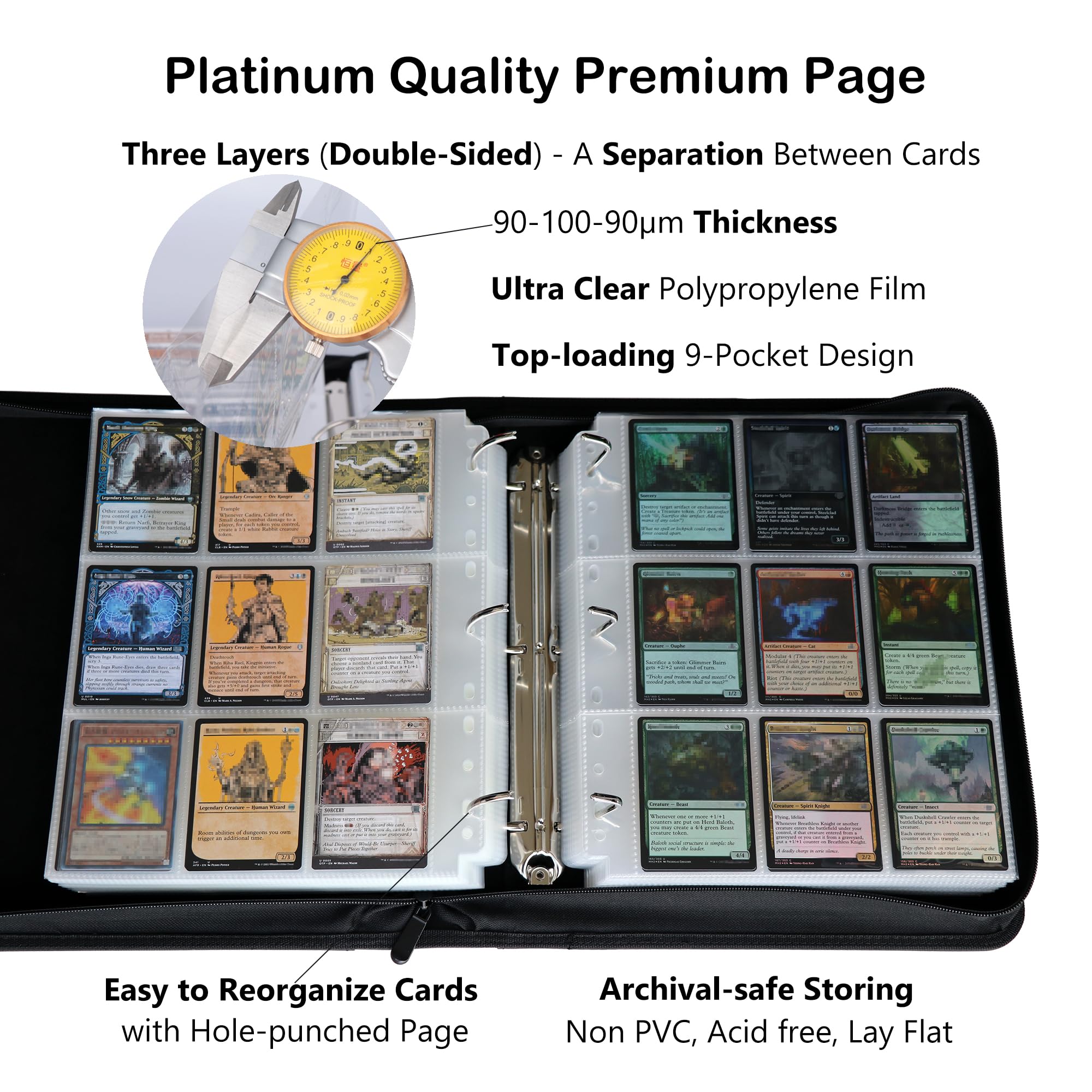 rayvol premium 2300 pockets card binder TCG] PSA Grading Submission Service main image 0