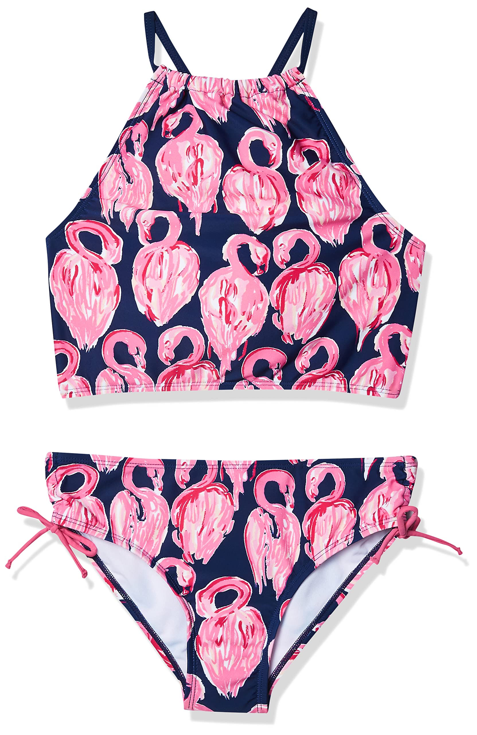 Kanu Surf Girls Daisy UPF 50 Beach Sport Halter Tankini 2-Piece Swimsuit