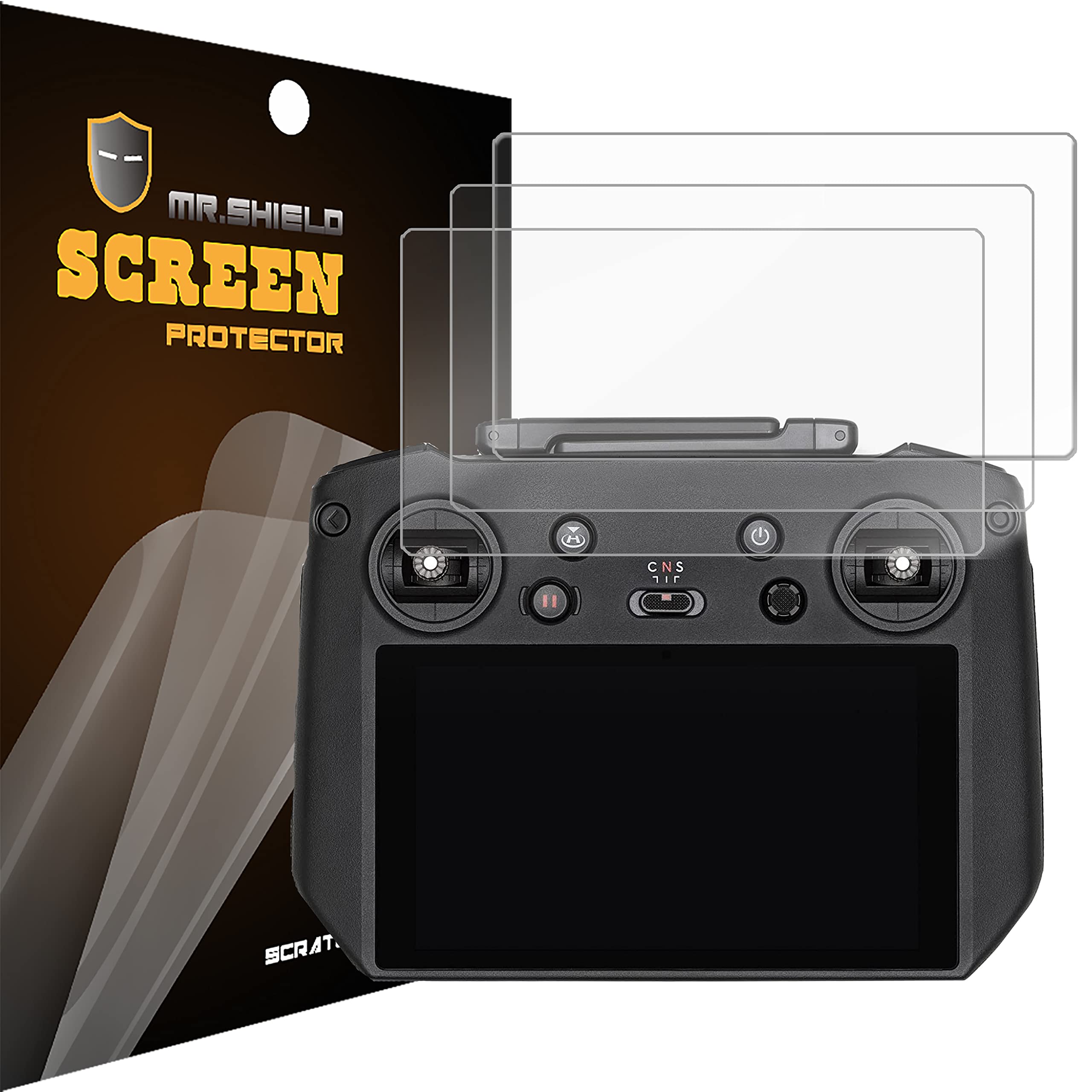 Mr.Shield [3-Pack] Designed For DJI RC Pro for DJI Mavic 3 / Mavic 3 Pro/Cine/Air 2S / Mavic 2 Pro & Zoom Premium Clear Screen Protector (PET Material)