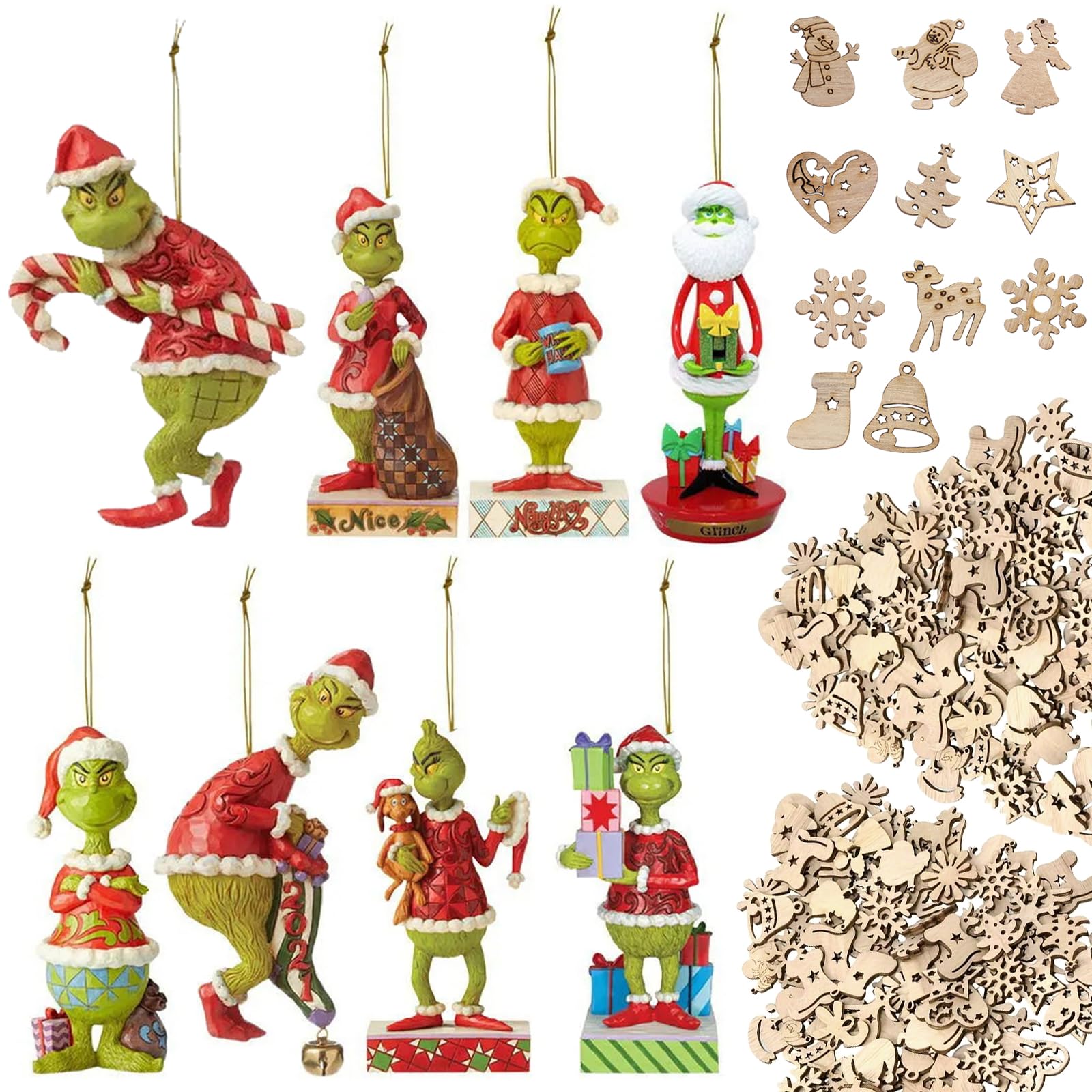Ornements De Noël Grinch – Décorations Darbre De Noël En Résine