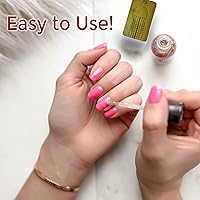 Vista 6 de Formas de Uñas para Constructor de Gel - 100 Piezas Calcomanías Autoadhesivas de Extensión de Uñas para Acrílico, UV y Poly Gel con Guía