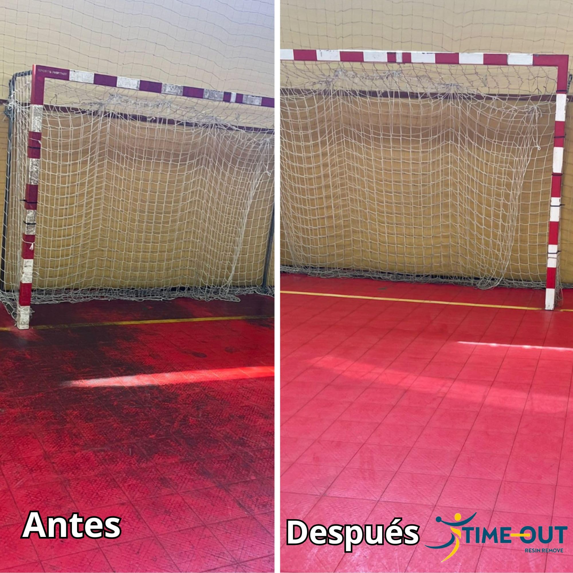 Quita Resina de Balonmano, Eliminador de Resina de Ropa y Balones, Limpiador de Suelos de Pabellones