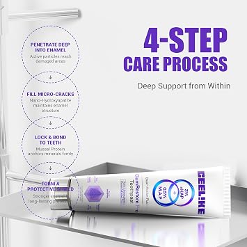 Gum Care Toothpaste, 3% Nano Hydroxyapatite (nHAP) + 0.5% Mussel Adhesive Protein, Dual-Action Enamel & Gum Support Toothpaste, Osmanthus Dew Flavor, Sensitive Daily (1)
