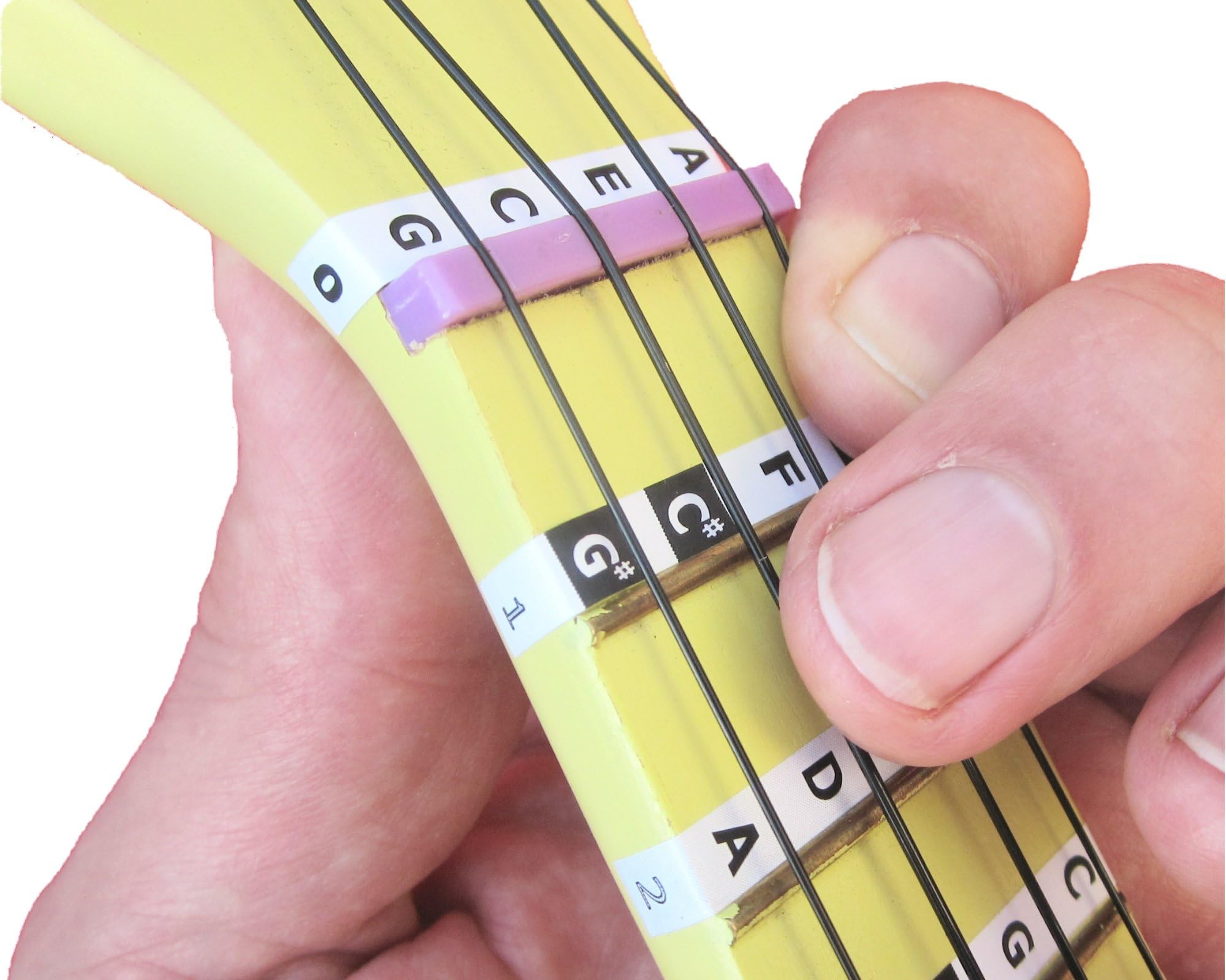 TIGER UKE2STICKER Ukulele Note Stickers Colour Coded Fretboard