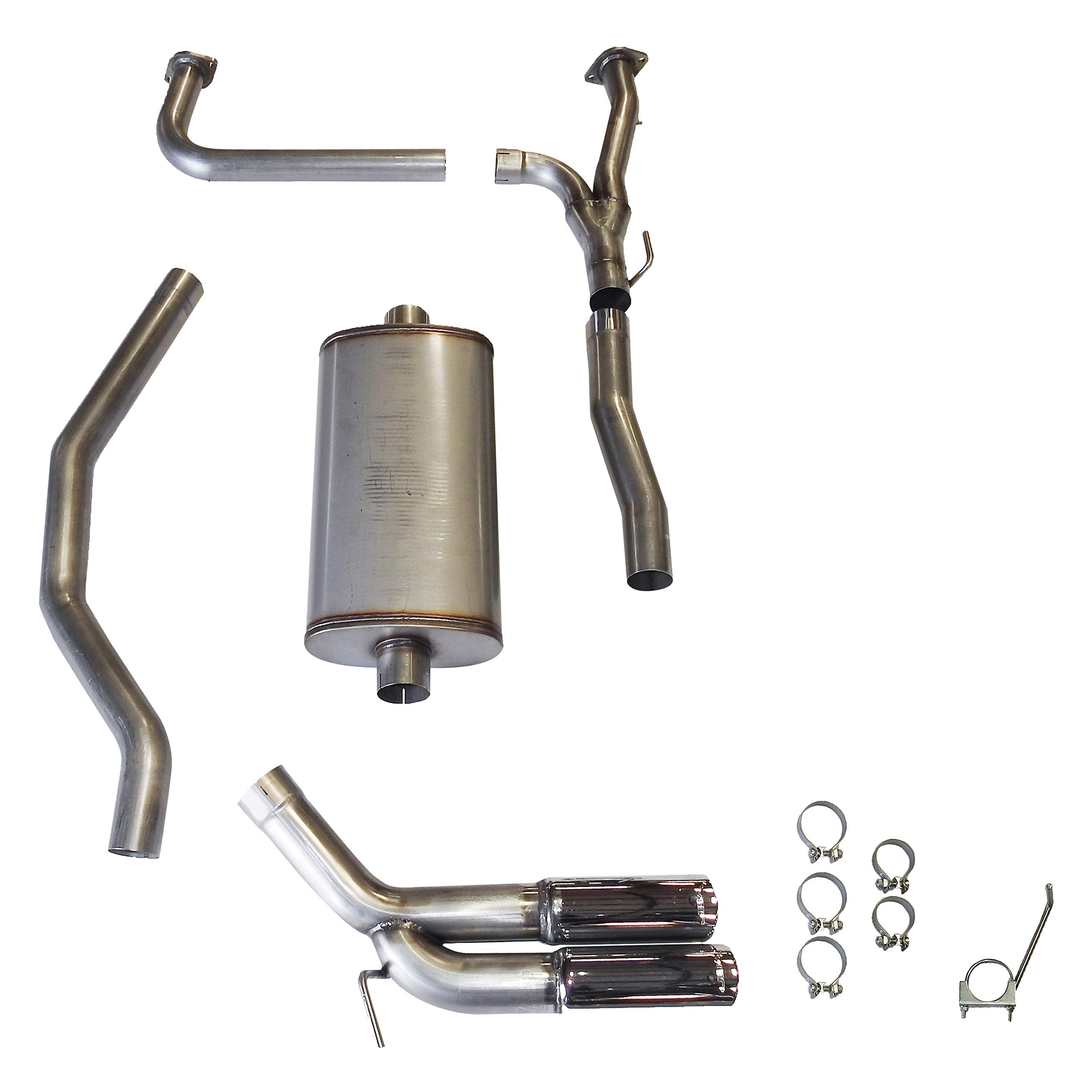 JBA Cat Back Exhaust 04-21 Nissan Titan 5.6L 304SS Pass Side Dual 30-1403