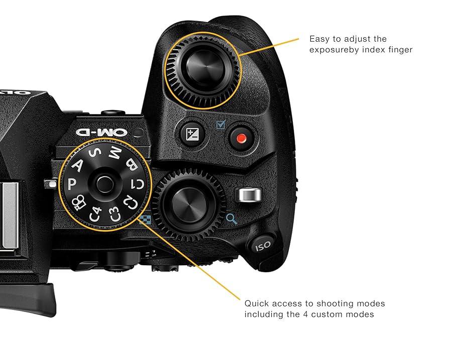 Amazon Canada: OM System OLYMPUS OM-D E-M1 Mark III Black