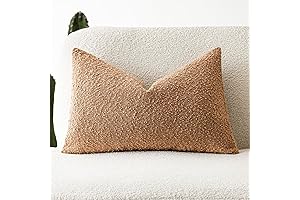 Foindtower Throw Pillow Lumbar - Cozy Decorative Accent Pillowcase