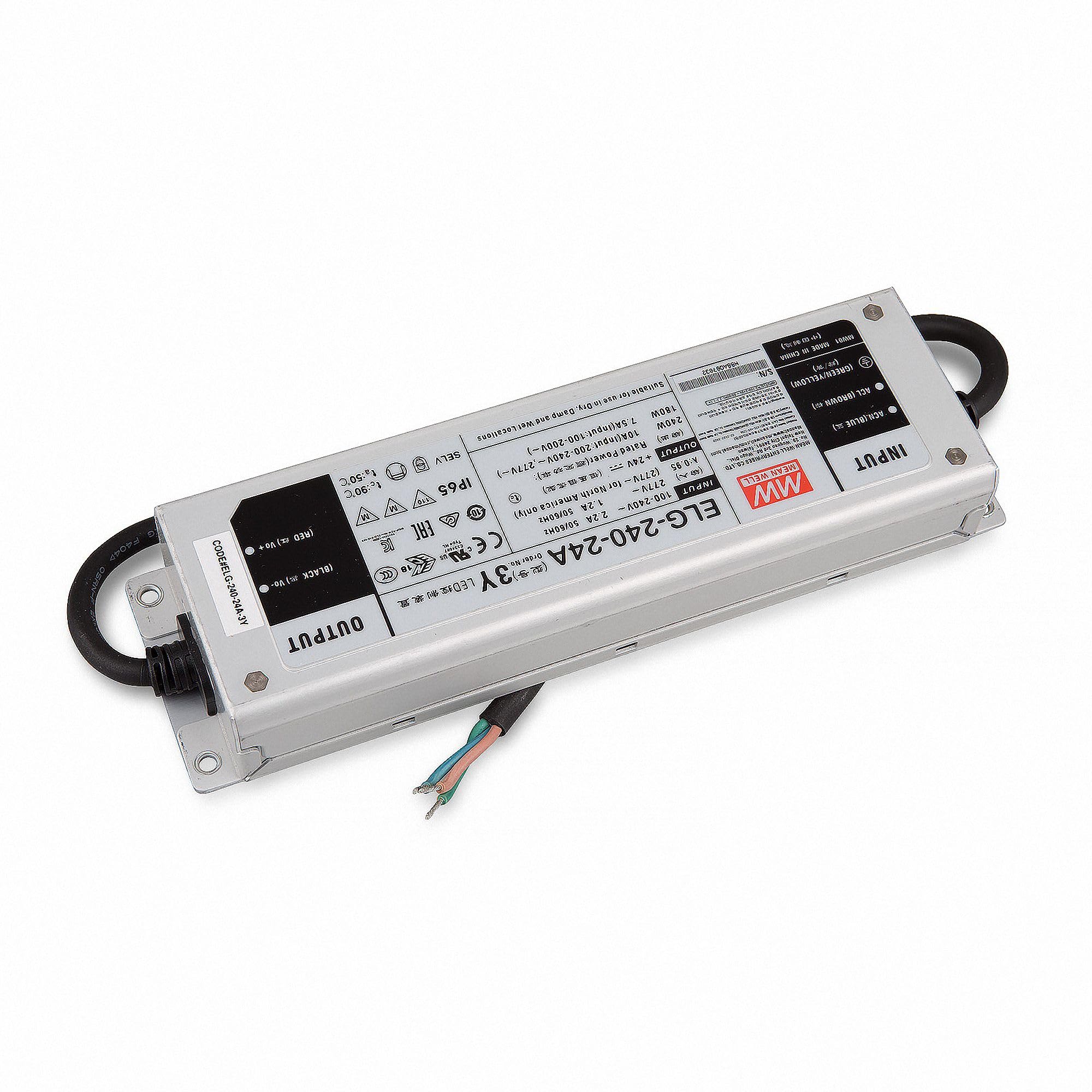 ELG-240-24A-3Y LED Netzteil Trafo Mean Well ELG-240-24A-3Y SNT 26.4 V/DC/0-10 A/ 240W IP65 Transformator für Beleuchtung