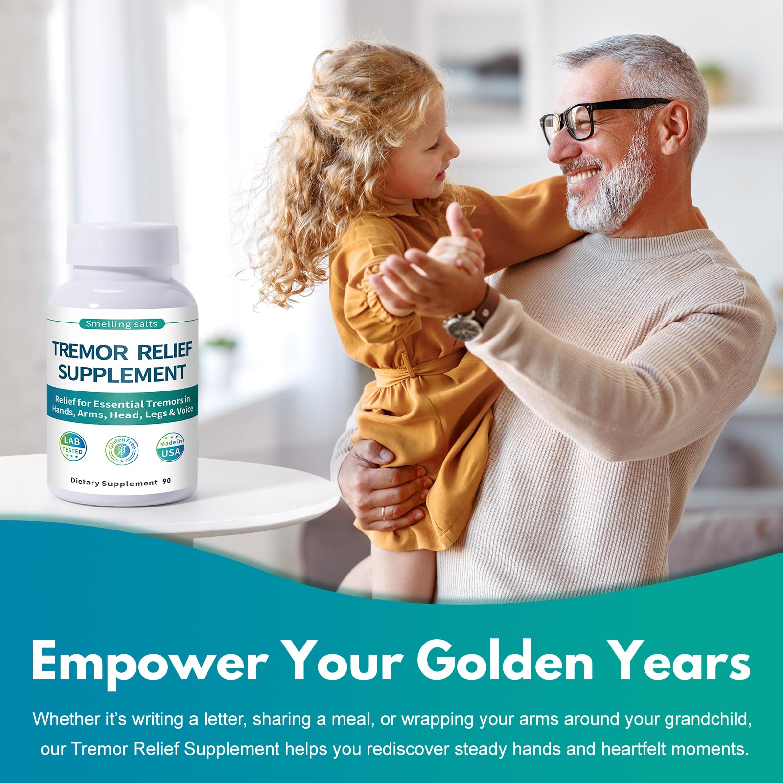 Essential Tremor Relief – Herbal Support for Tremors in Hands, Arms, Head, Legs & Voice – with Skullcap, Passionflower & Valerian – 90 Capsules — Amazon image 5