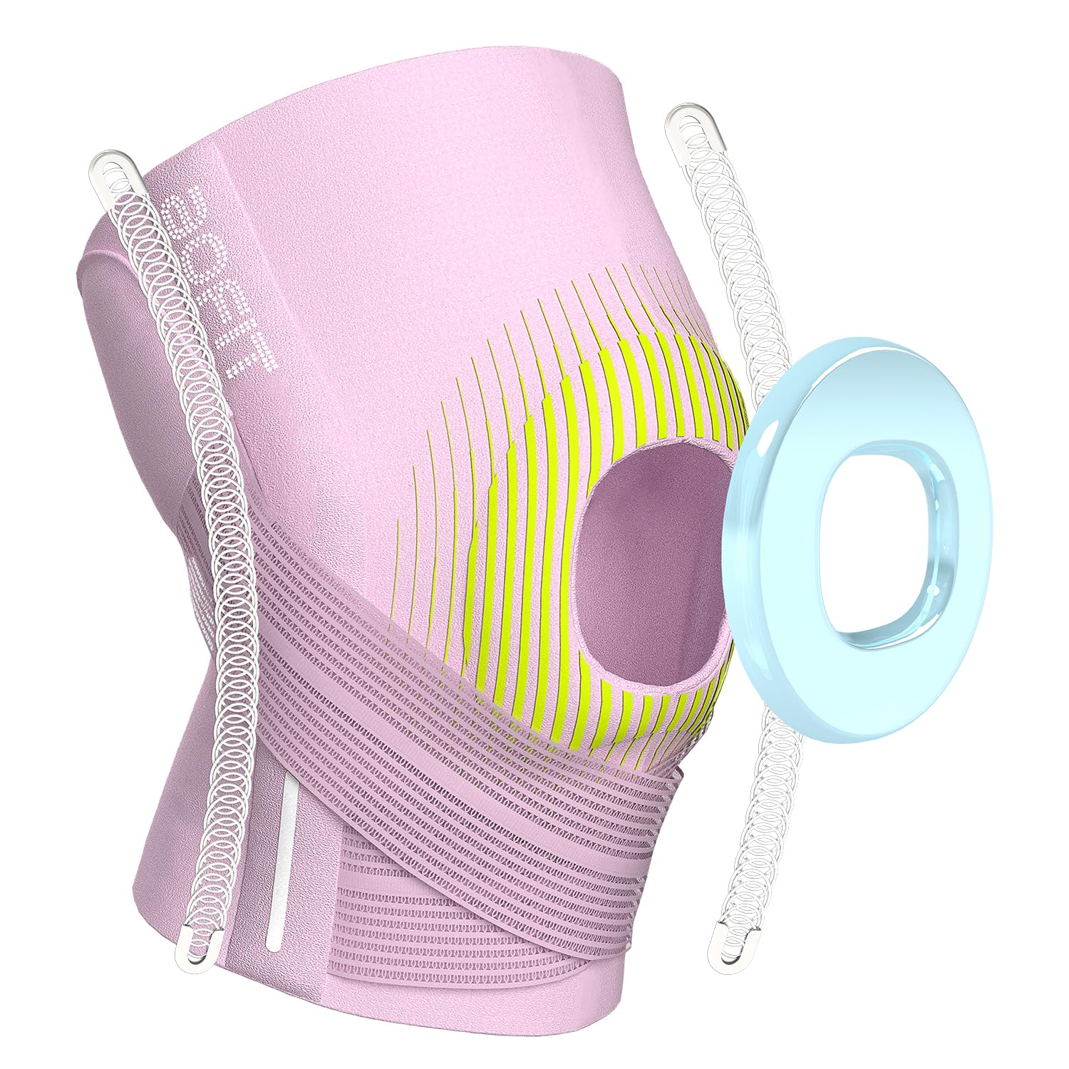 Adjustable Knee Brace for Women and Men with Side Stabilizers & Patella EVA Pads, Open Patella Support for Meniscal Tear, Knee Pain Relief, Arthritis Injuries Recovery, Running M